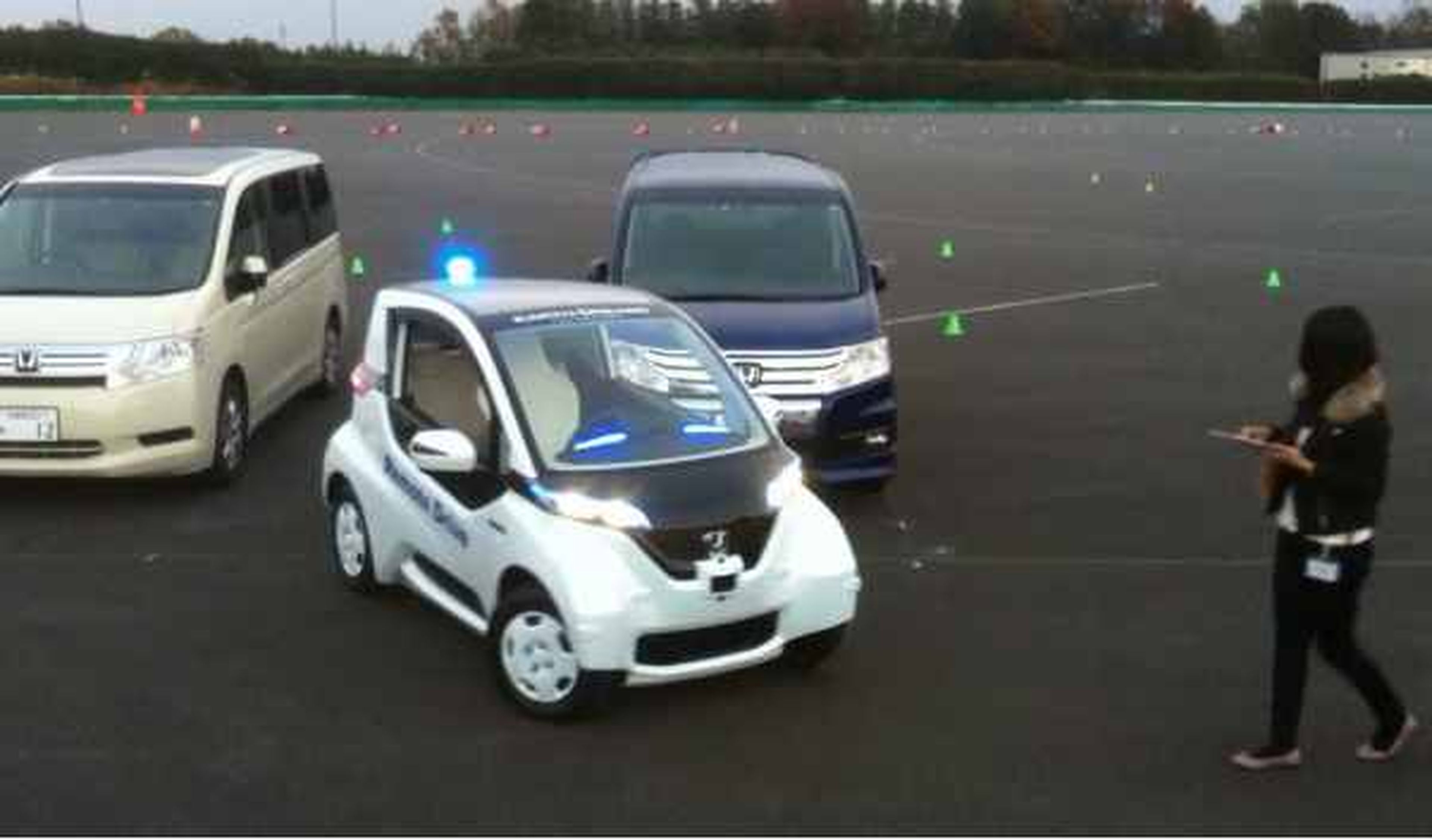 conducción autónoma honda aparcamiento por control remoto