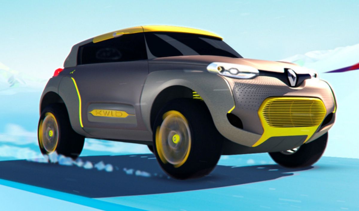 Frontal del Renault Kwid Concept