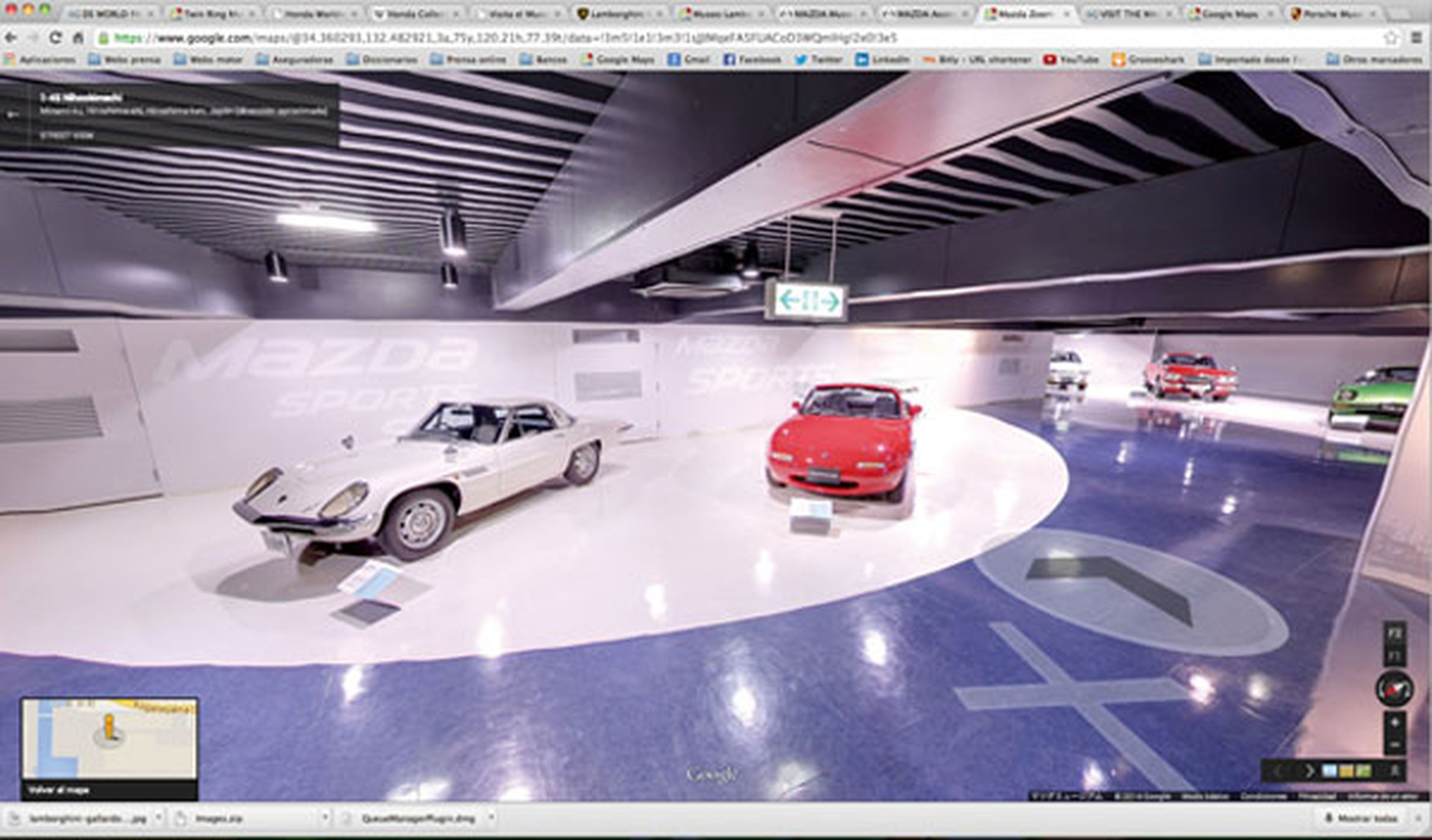 Visita museos de coches con Street View de Google Maps