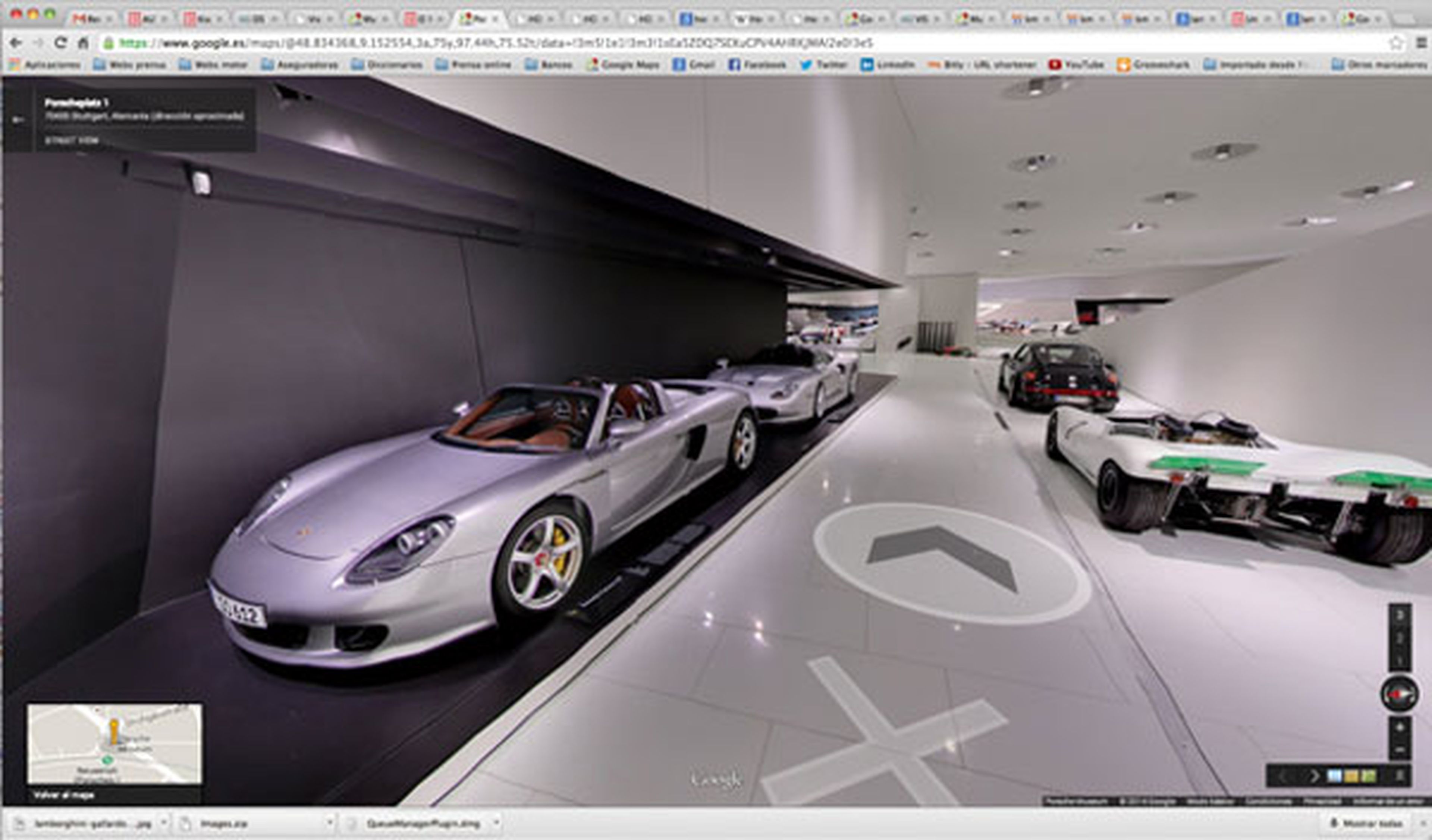 Visita museos de coches con Street View de Google Maps