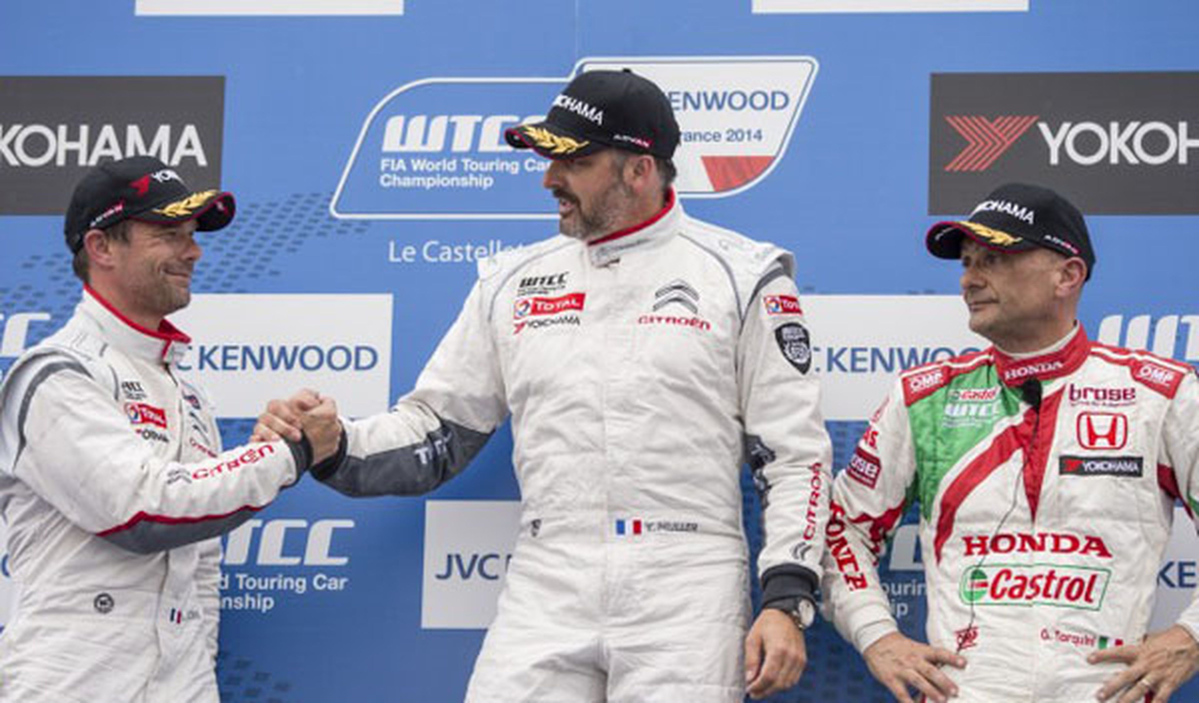 WTCC 2014, Paul Ricard, carrera 1: Muller gana. Loeb, casi