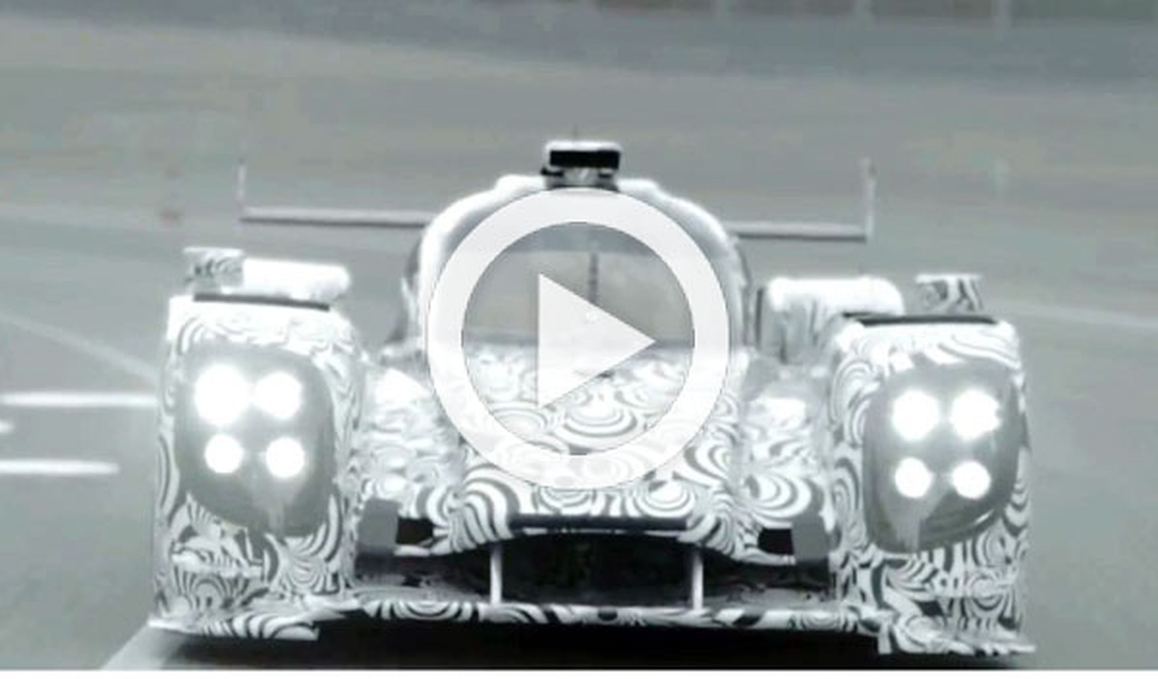 Vídeo: el Porsche LMP1 calienta motores para Le Mans 2014