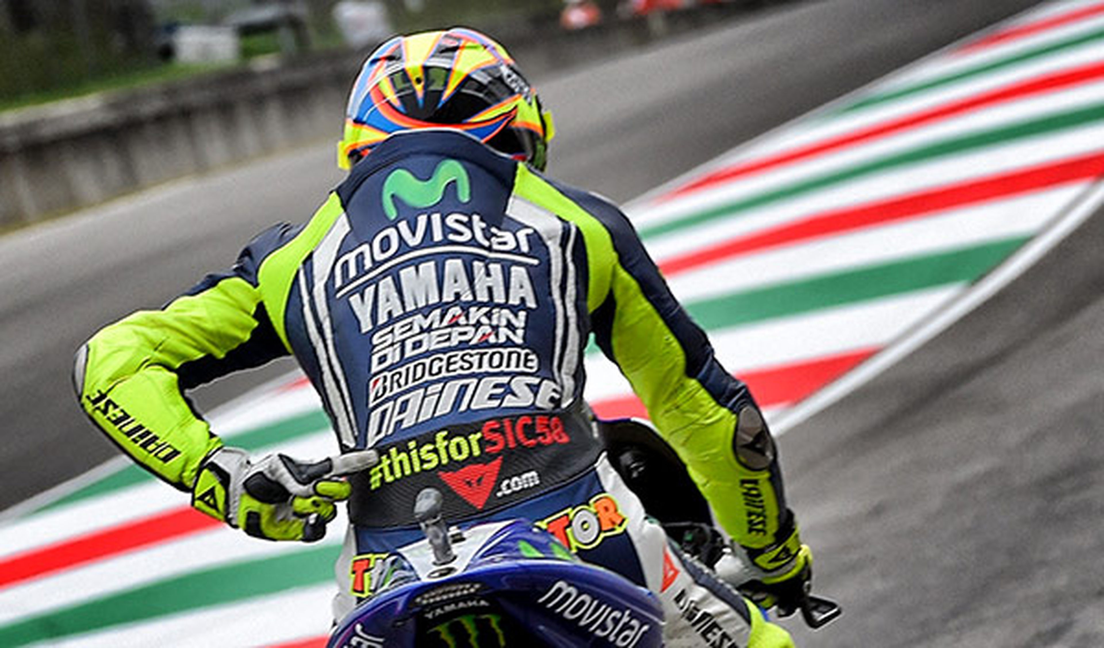 GP italia 2014 Rossi mono Simoncelli
