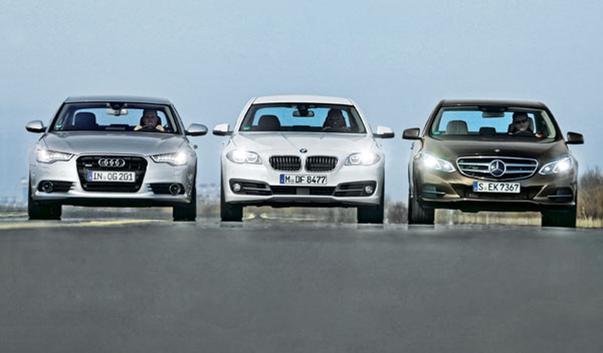 Comparativa Audi A6, BMW Serie 5 y Mercedes Clase E