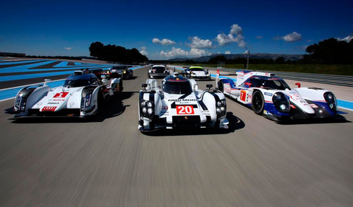 Los LMP1 de Audi, Porsche y Toyota 24 Horas de Le Mans 2014