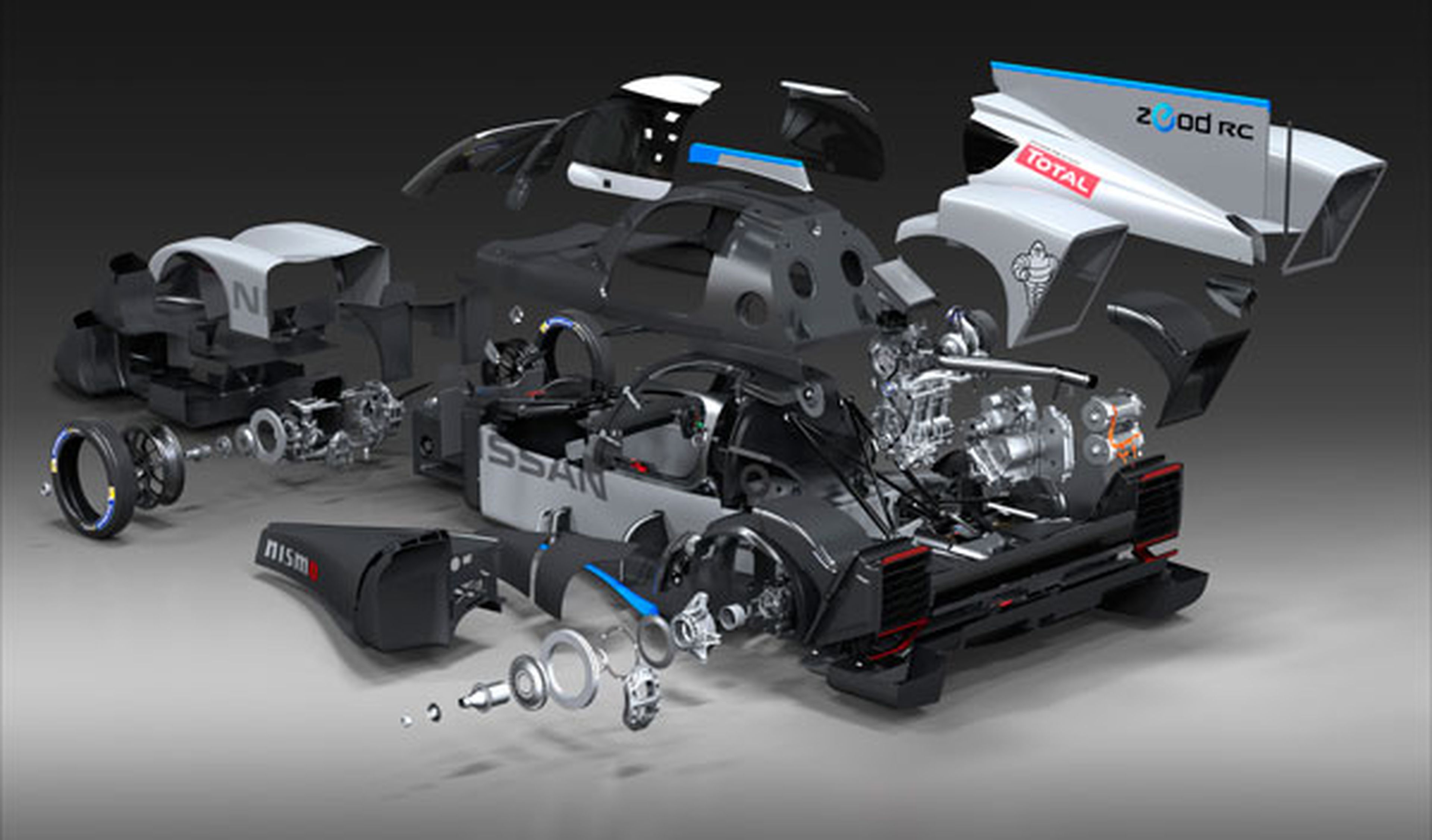 despiece Nissan Zeod RC Le Mans 2014