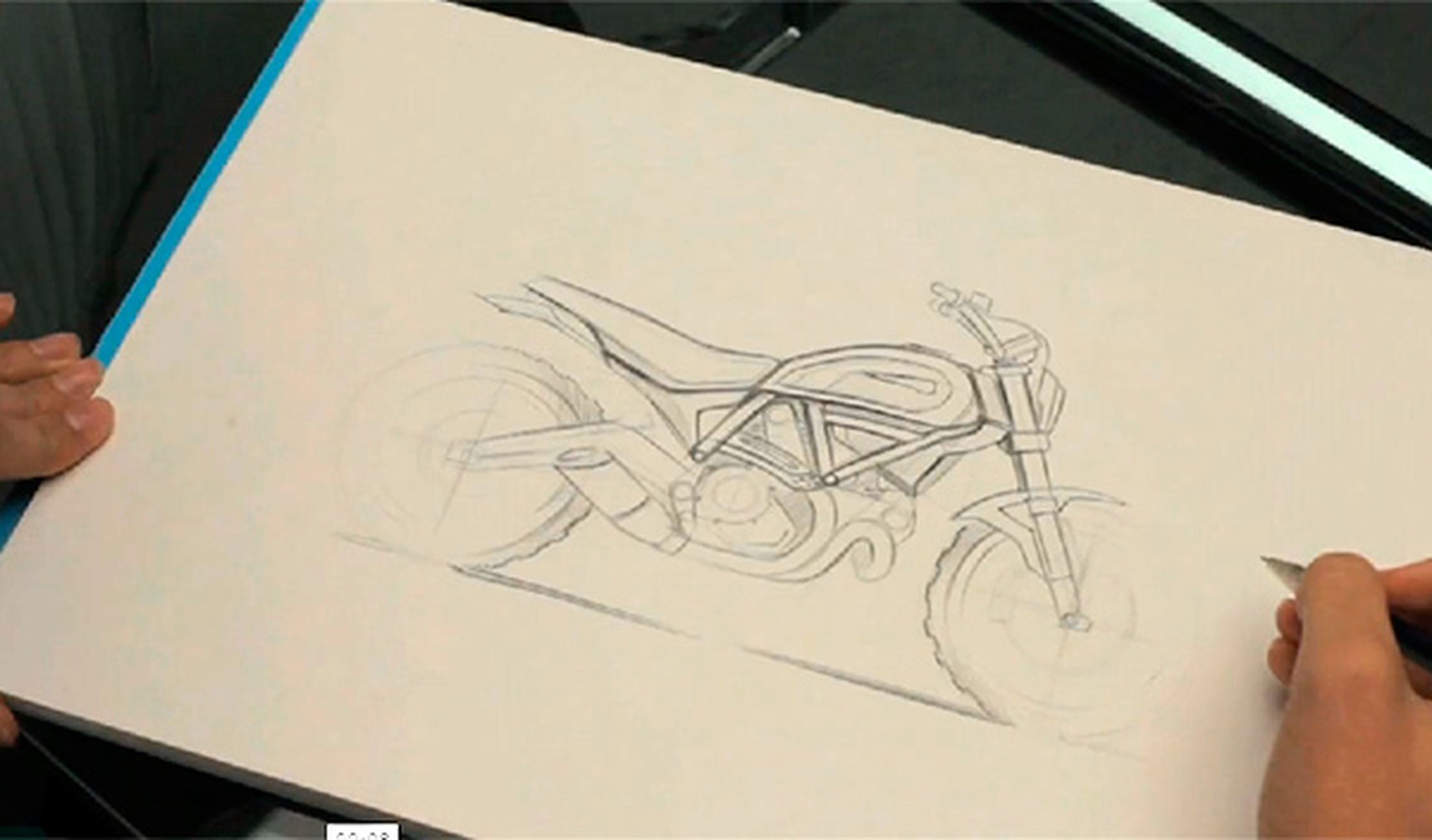 Ducati Scrambler 2015 boceto