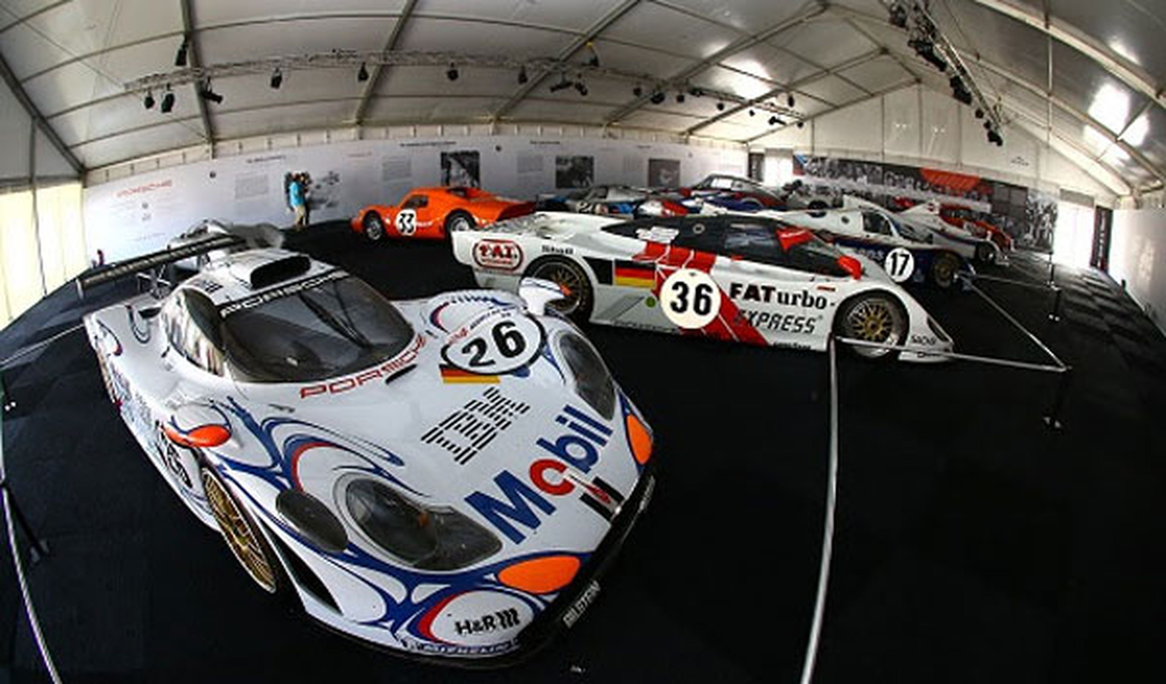 La exposición que Porsche ha montado en Le Mans