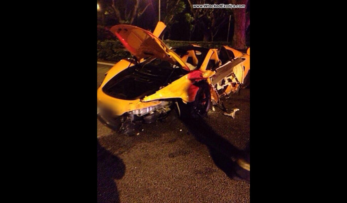 Accidente McLaren 650S Spider