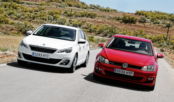 Comparativa Peugeot 308 contra Volkswagen Golf Autobild.es