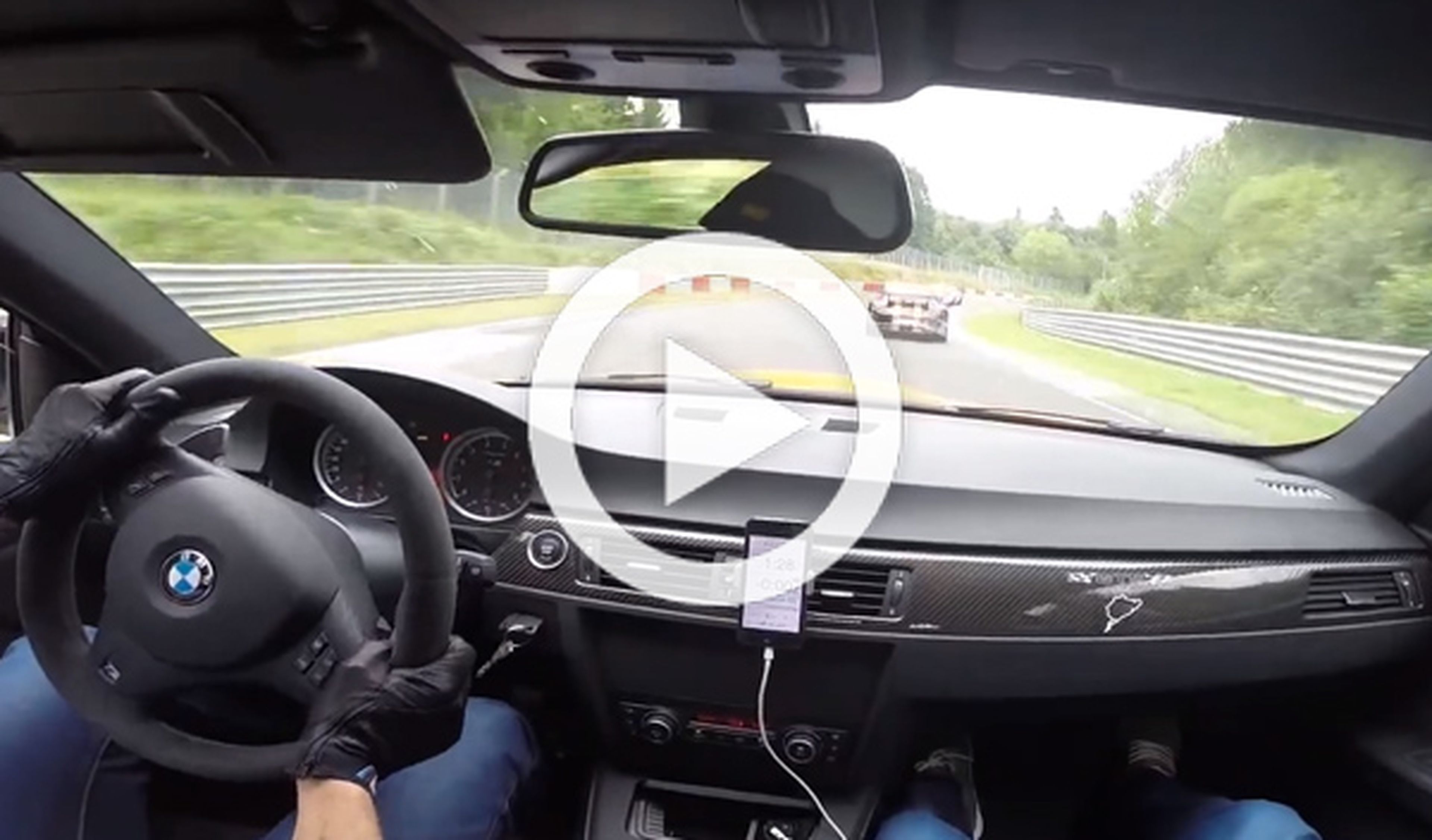 Vídeo: BMW M3 GTS vs BMW M5 Taxi en Nürburgring