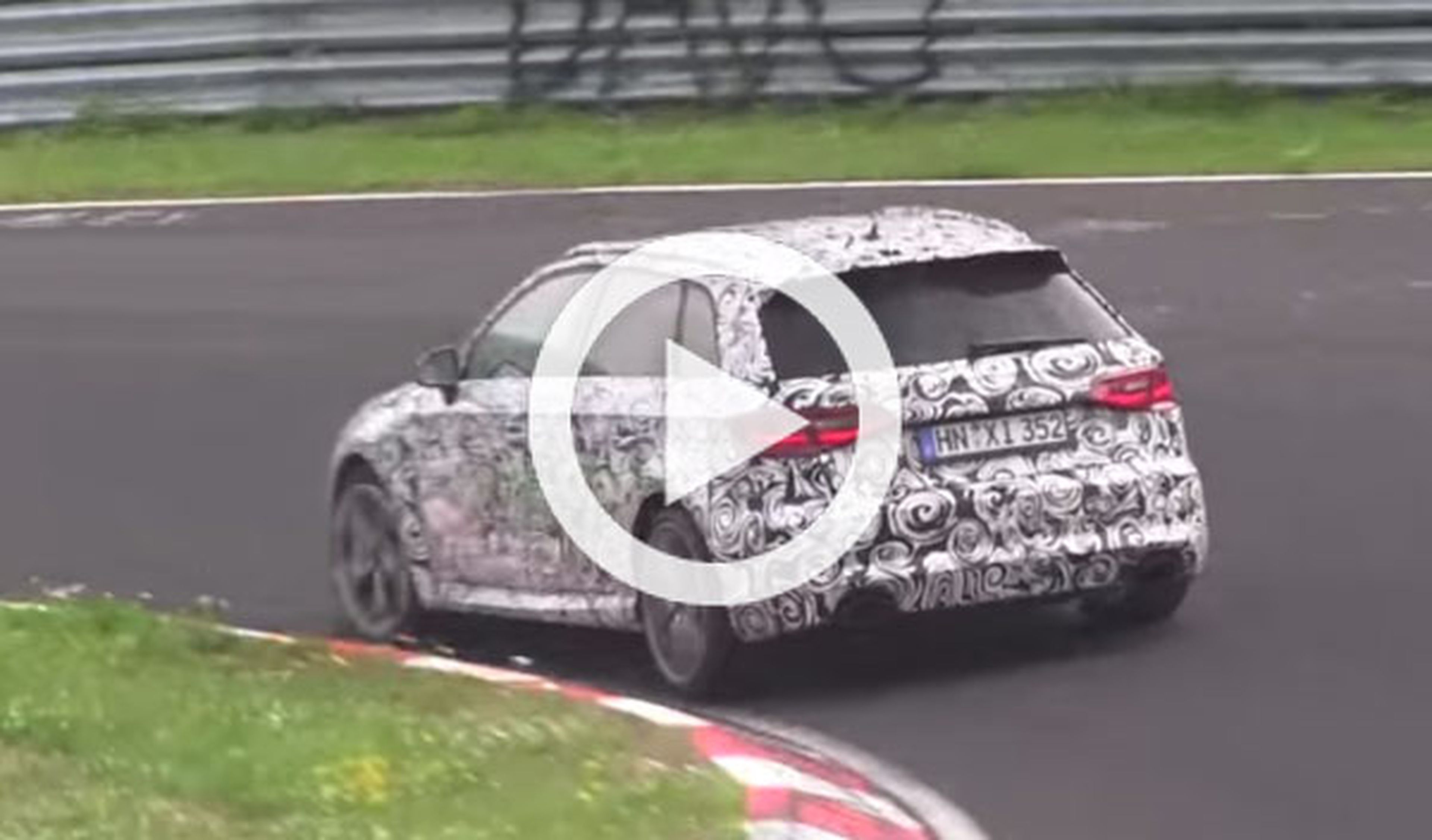 Audi RS3 2015, pillado en el circuito de Nürburgring