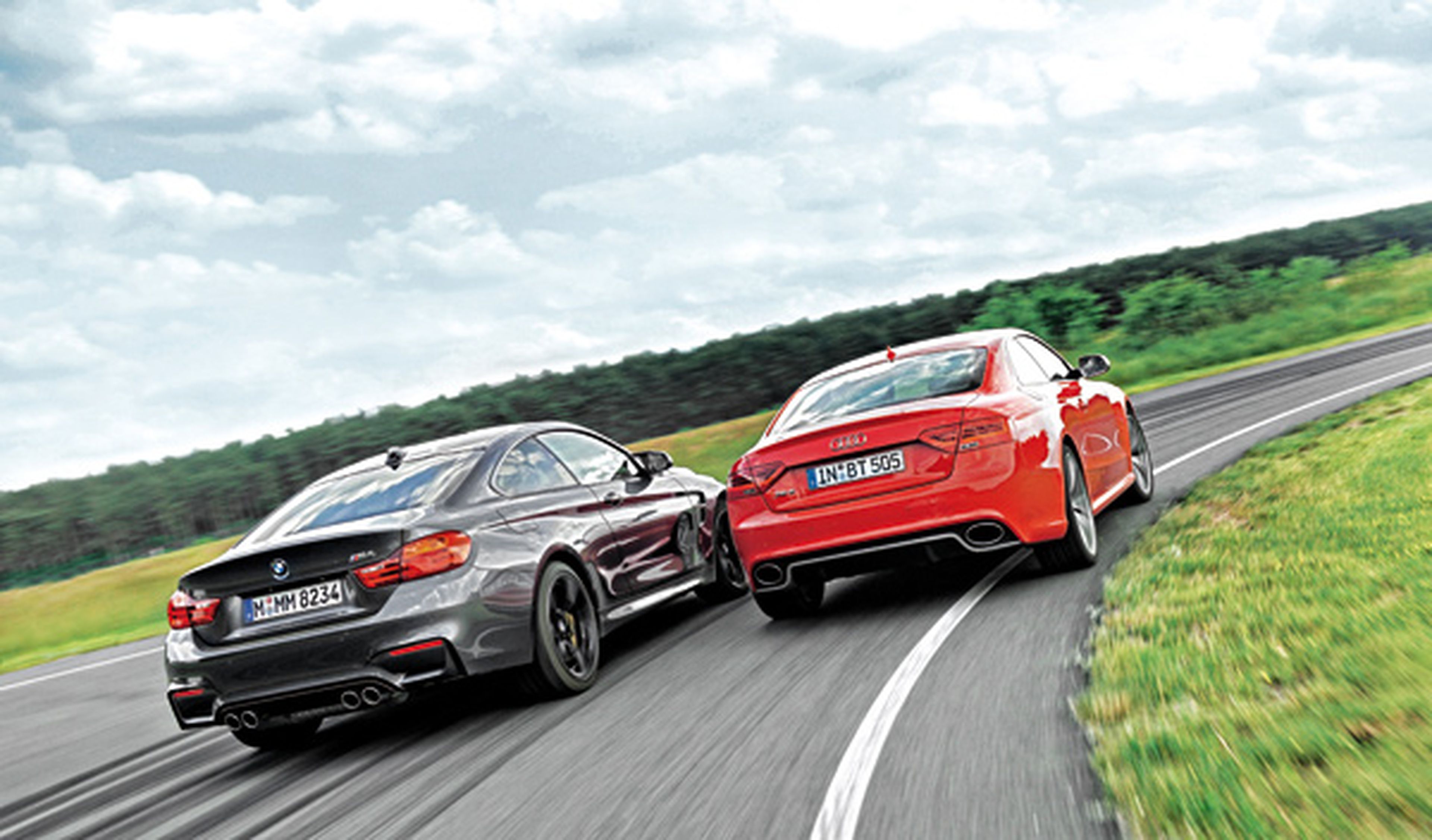 Comparativa: Audi RS 5 contra BMW M4