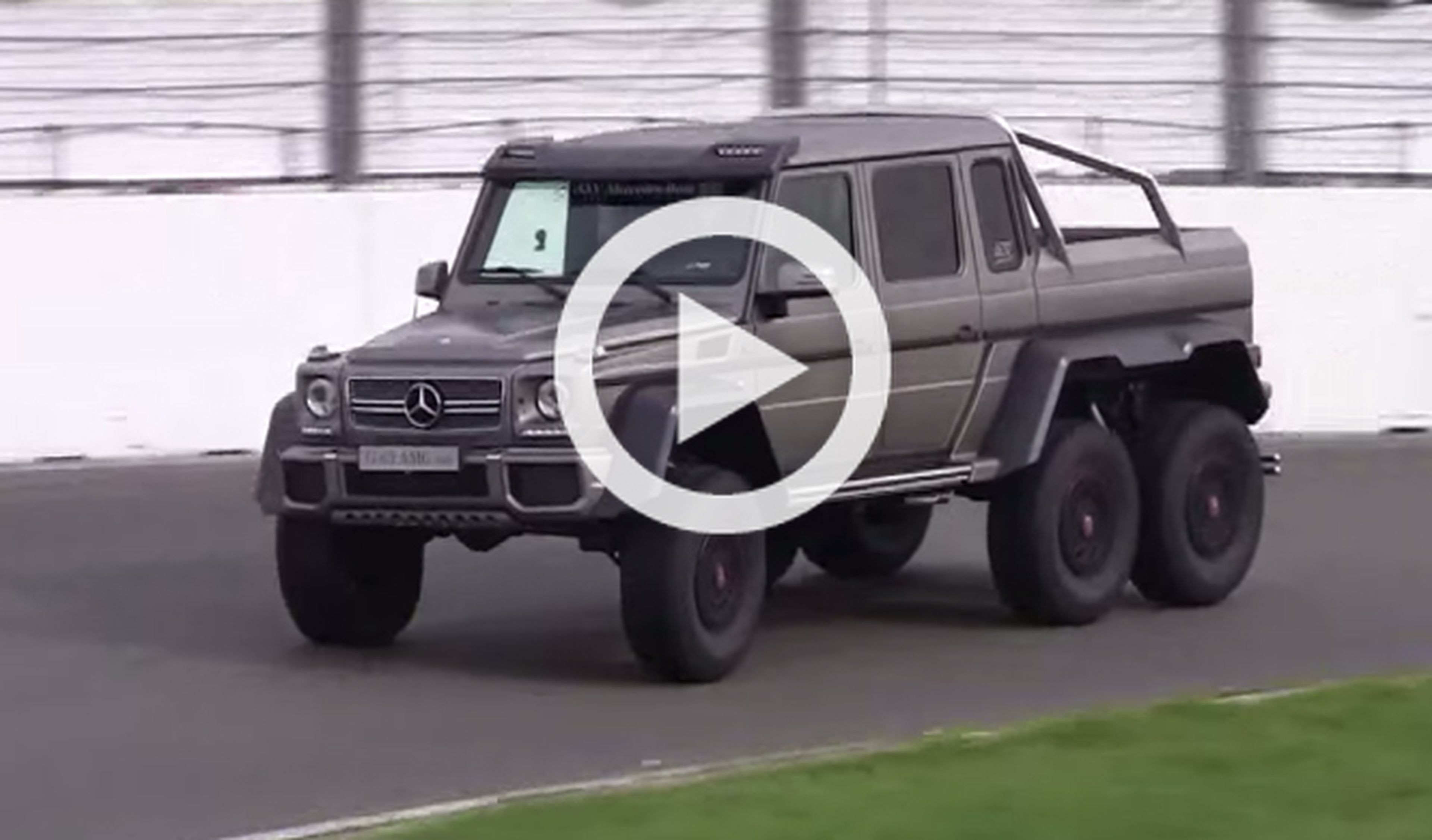 Vídeo: el monstruoso Mercedes G63 AMG 6x6, en circuito