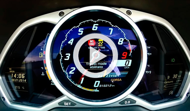 Vídeo: 0-200 km/h en un Lamborghini Aventador Roadster ...