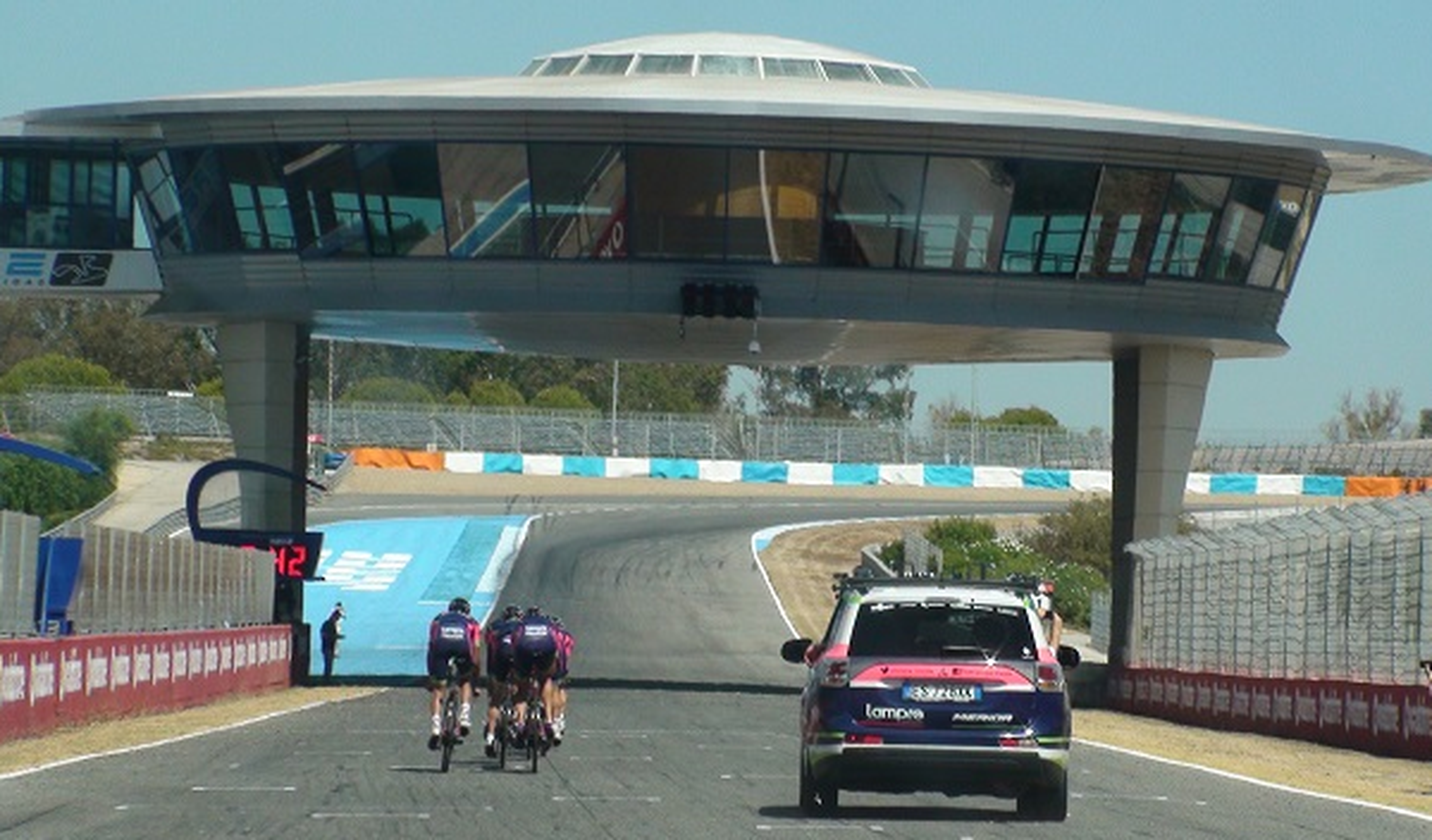 Equipo Lampre en Circuito Jerez