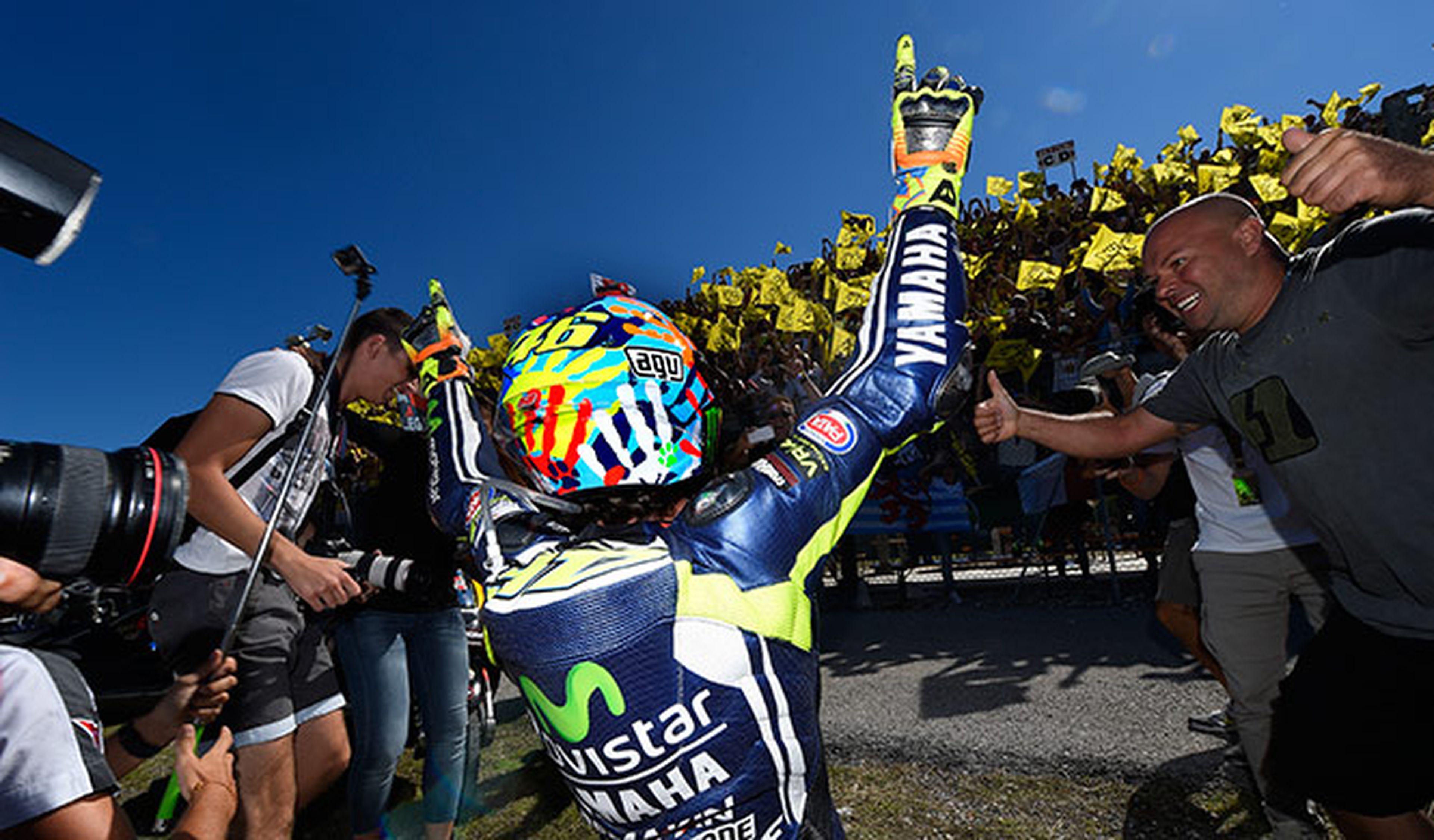 Rossi: "Aunque no se hubiese caído le habría batido"