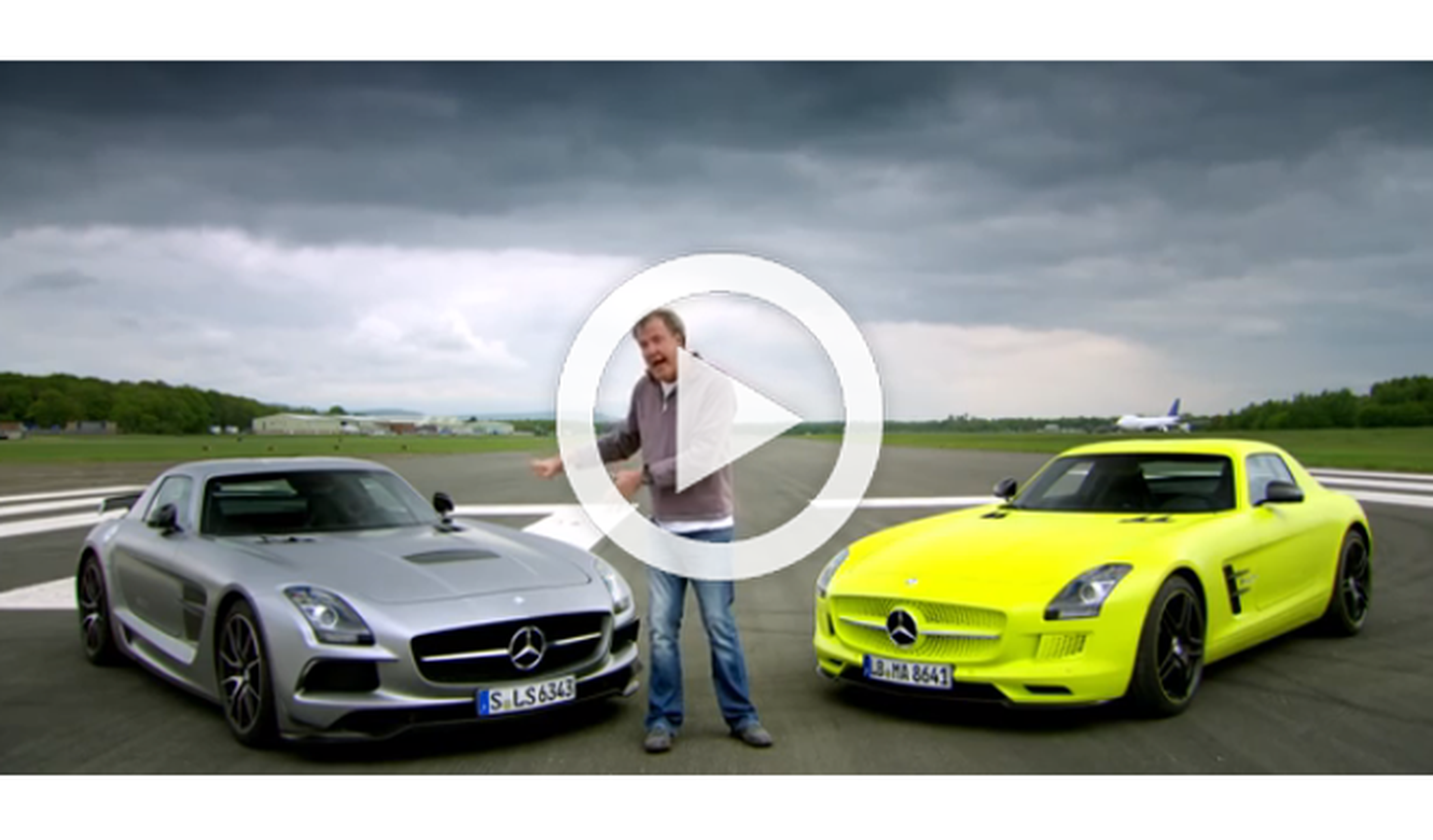 Top Gear enfrenta el Mercedes SLS eléctrico con el gasolina