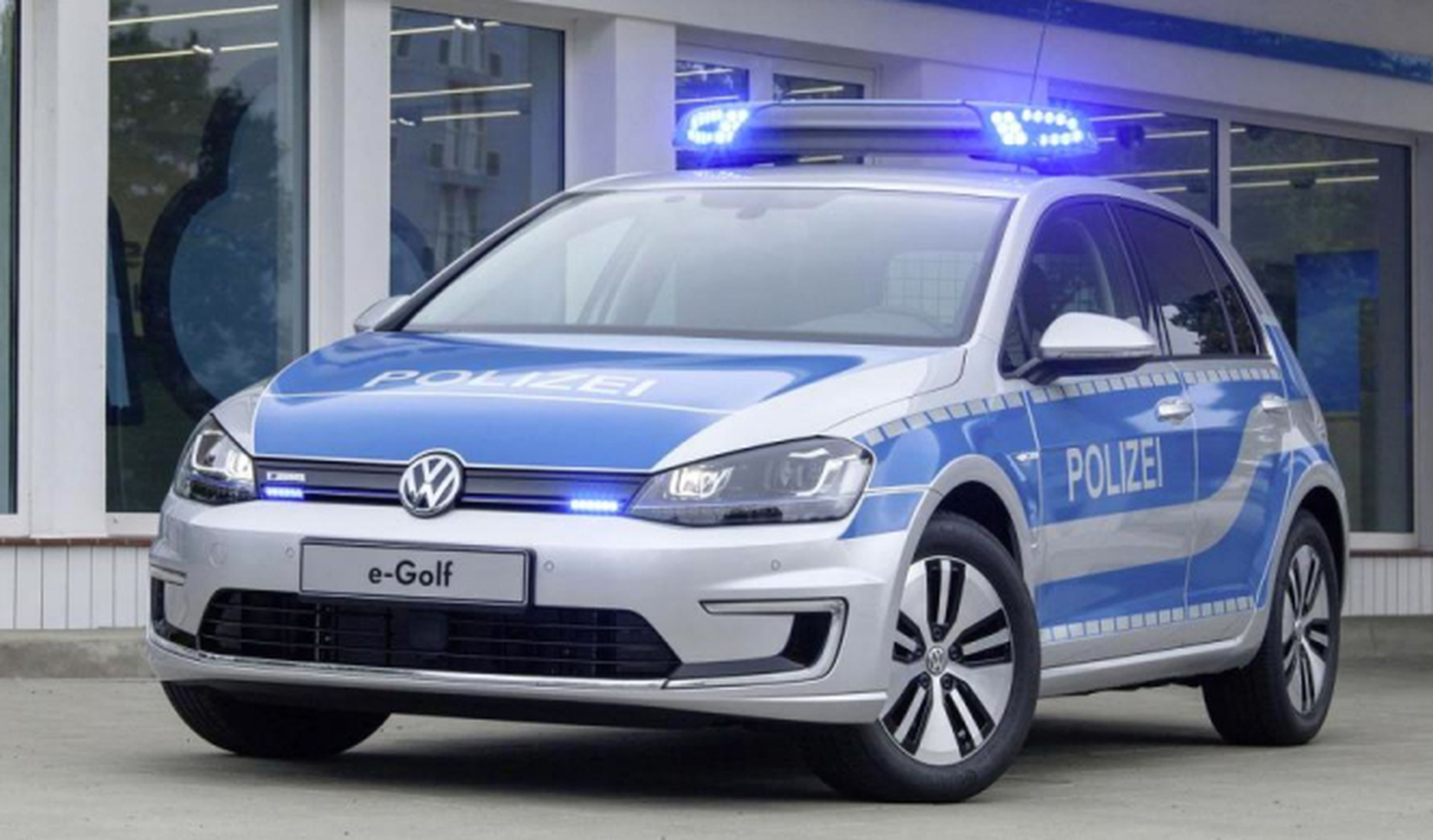 Los Volkswagen e-Golf de la Policía alemana