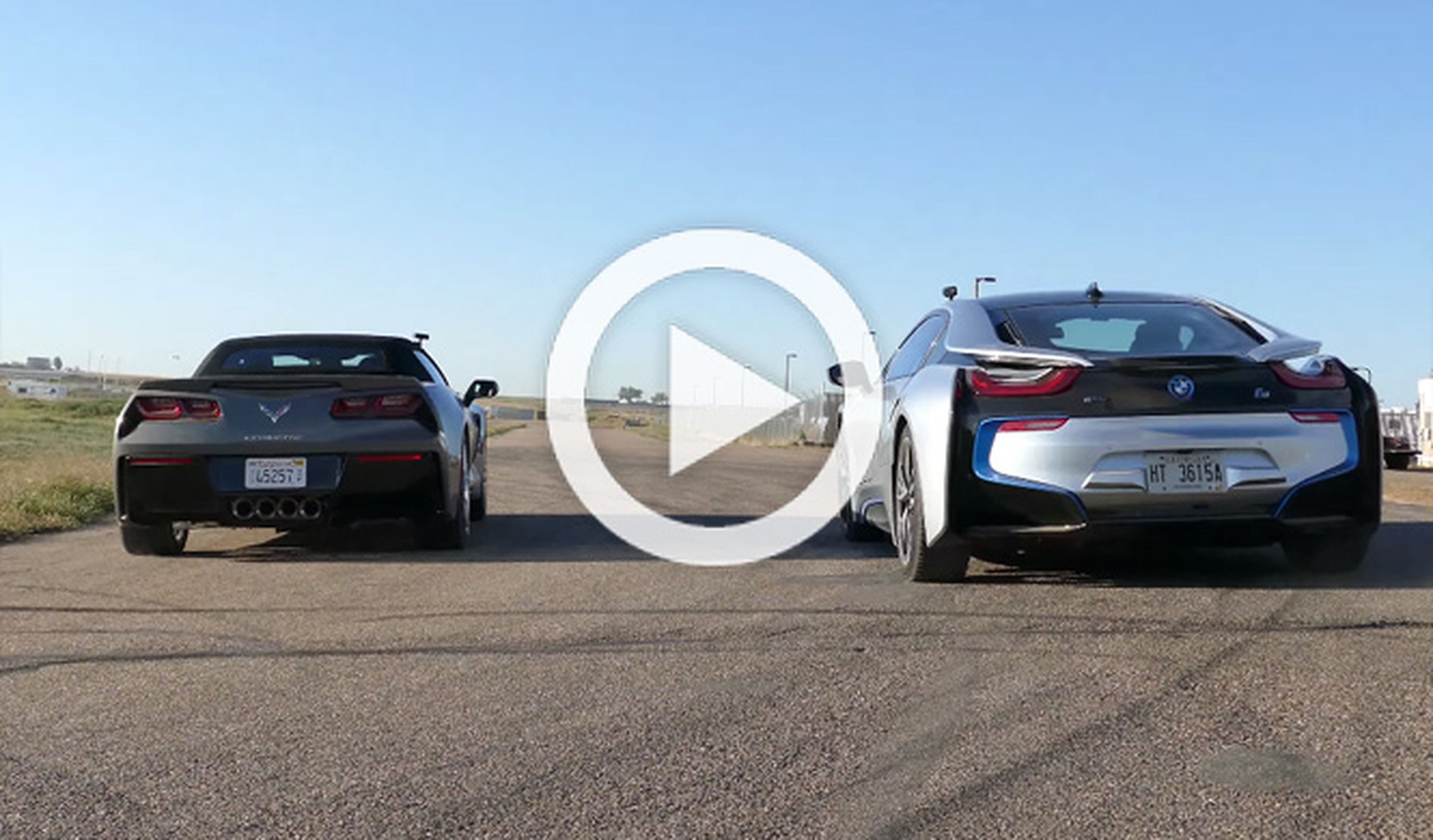 ‘Drag Race’: BMW i8 vs Chevrolet Corvette Stingray