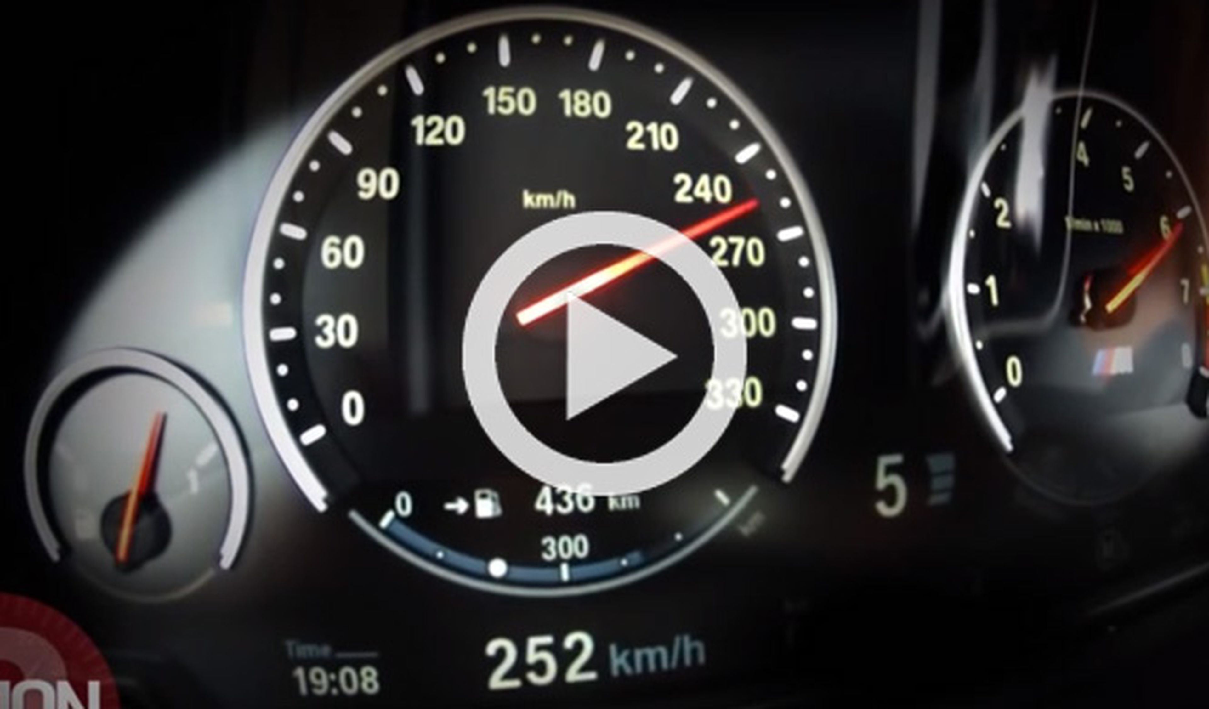 Vídeo: así alcanza los 300 km/h un BMW M5 30 Aniversario