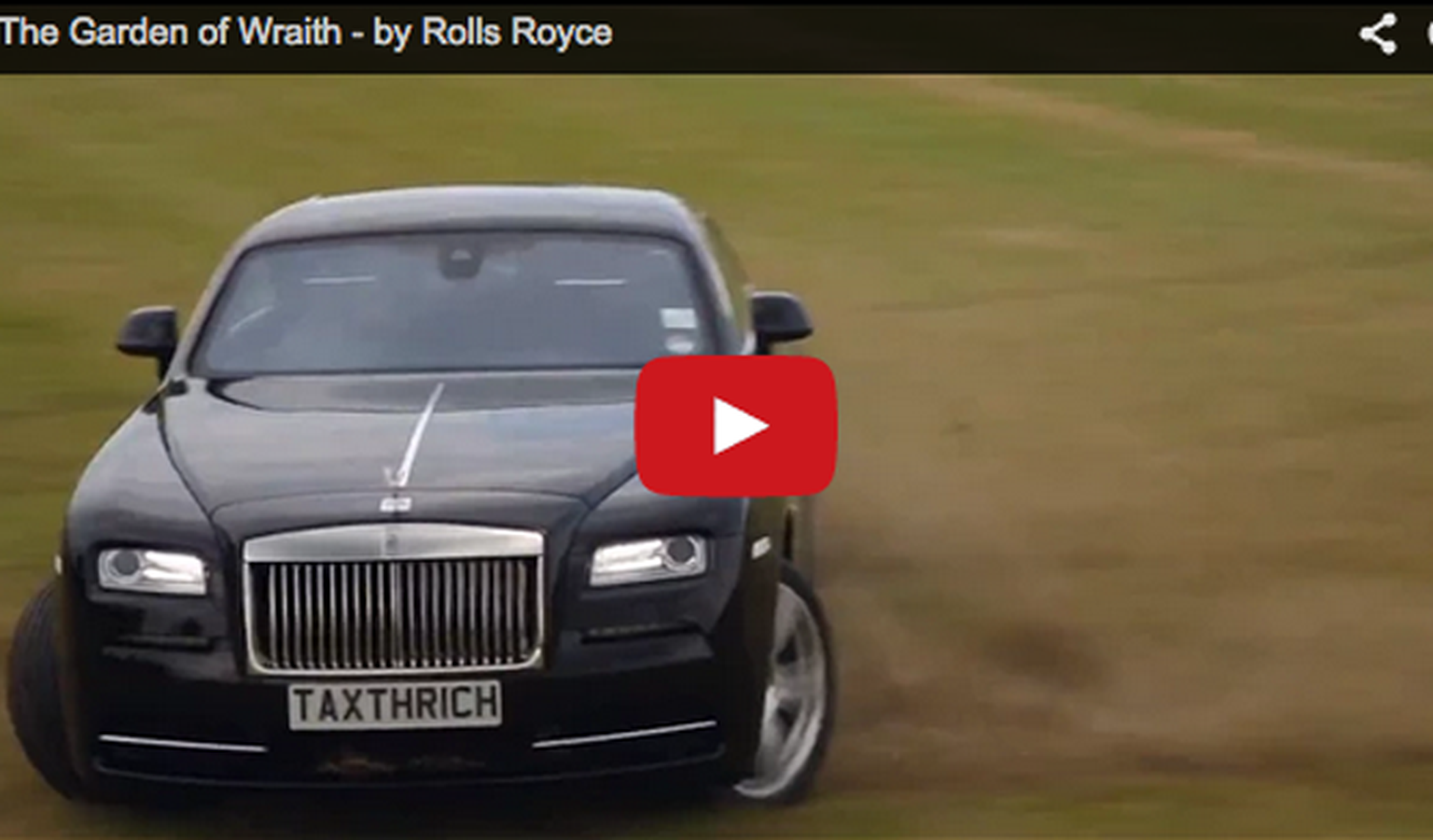 ¡Drift con un Rolls Royce Wraith!