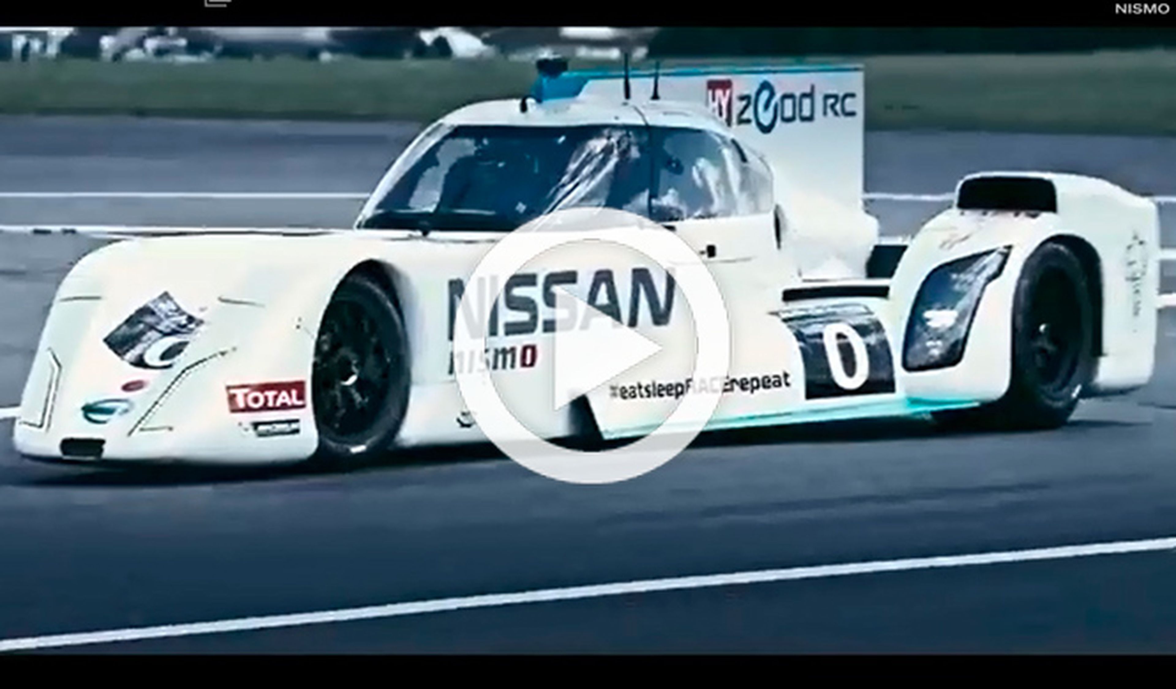El Nissan ZEOD RC híbrido, en la pista de Top Gear