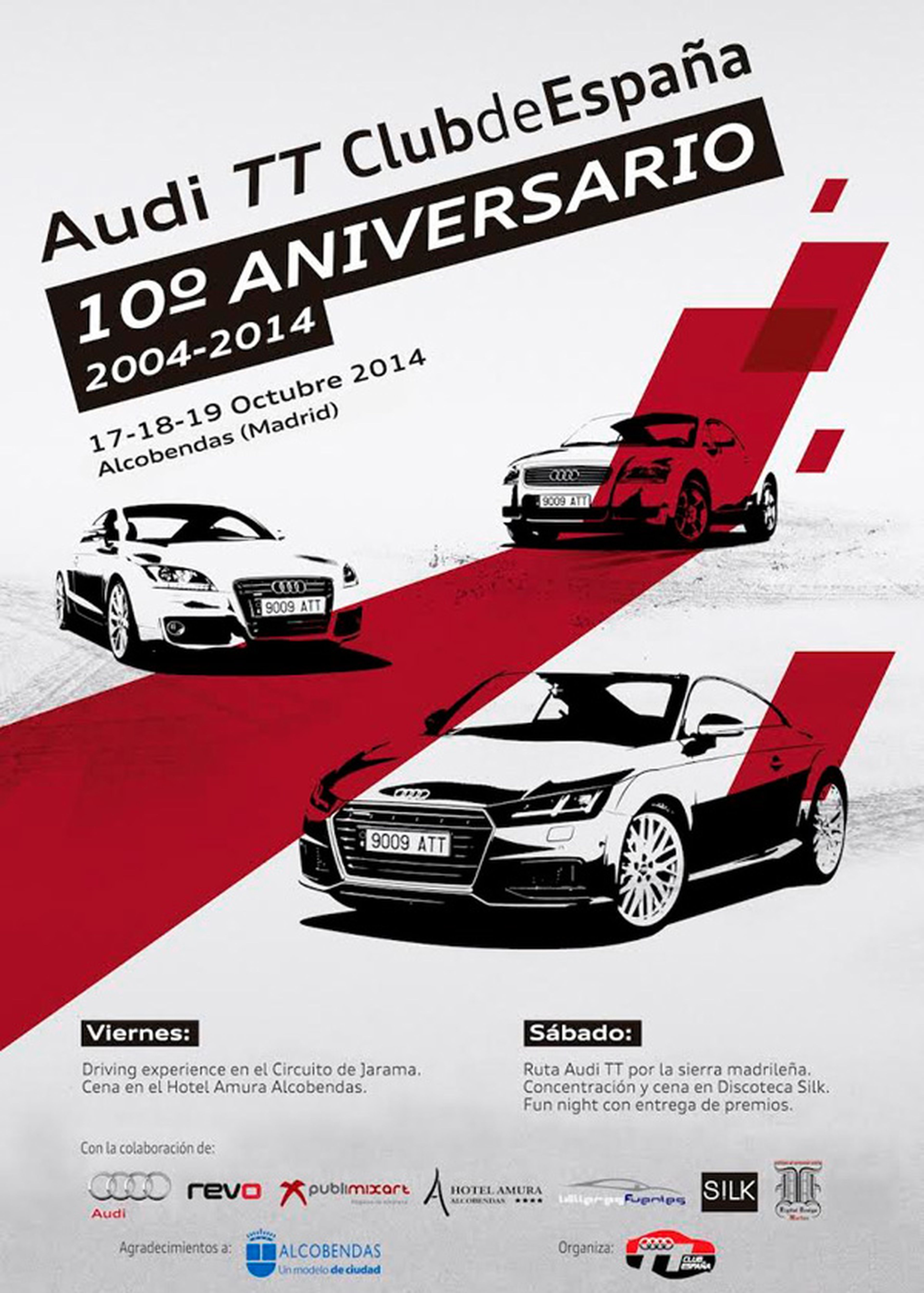 100 Audi TT se juntarán en Madrid el próximo fin de semana