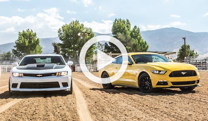 Vídeo: el nuevo Ford Mustang contra el Chevrolet Camaro -