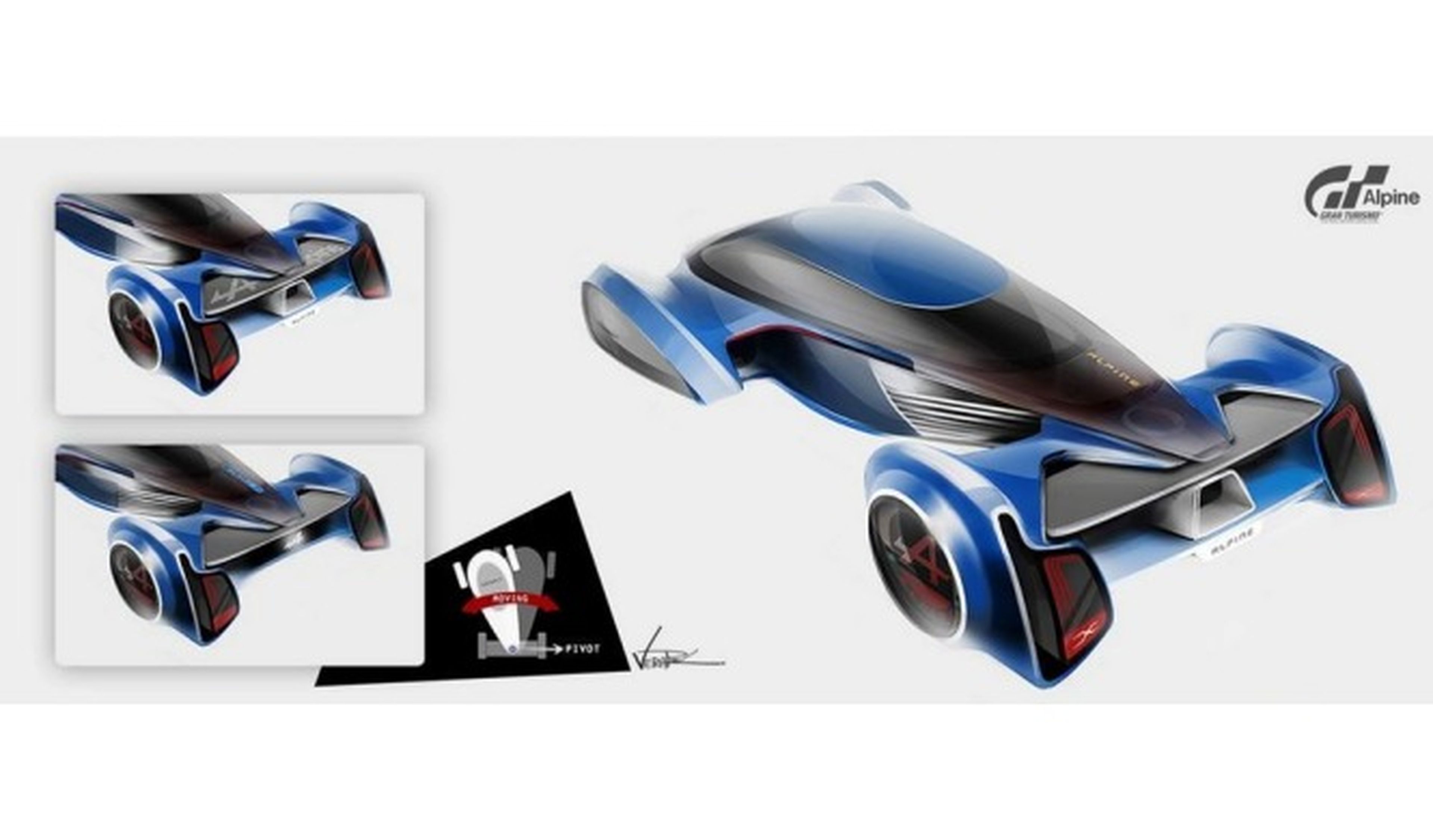 Desvelado el teaser del Alpine VisionGT concept, para GT 6