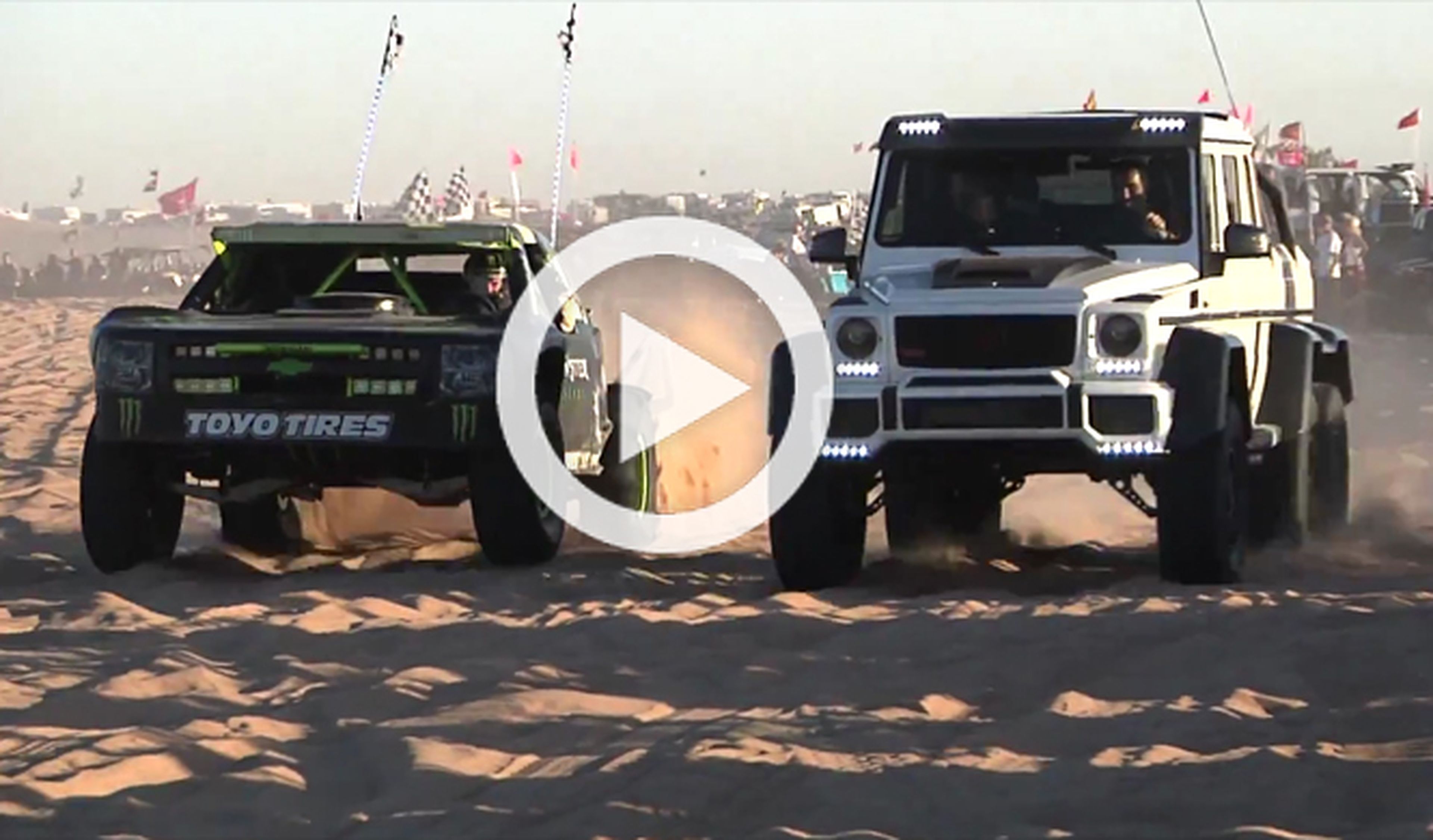 Vídeo: Dan Bilzerian estrena su G63 AMG 6x6 en las dunas