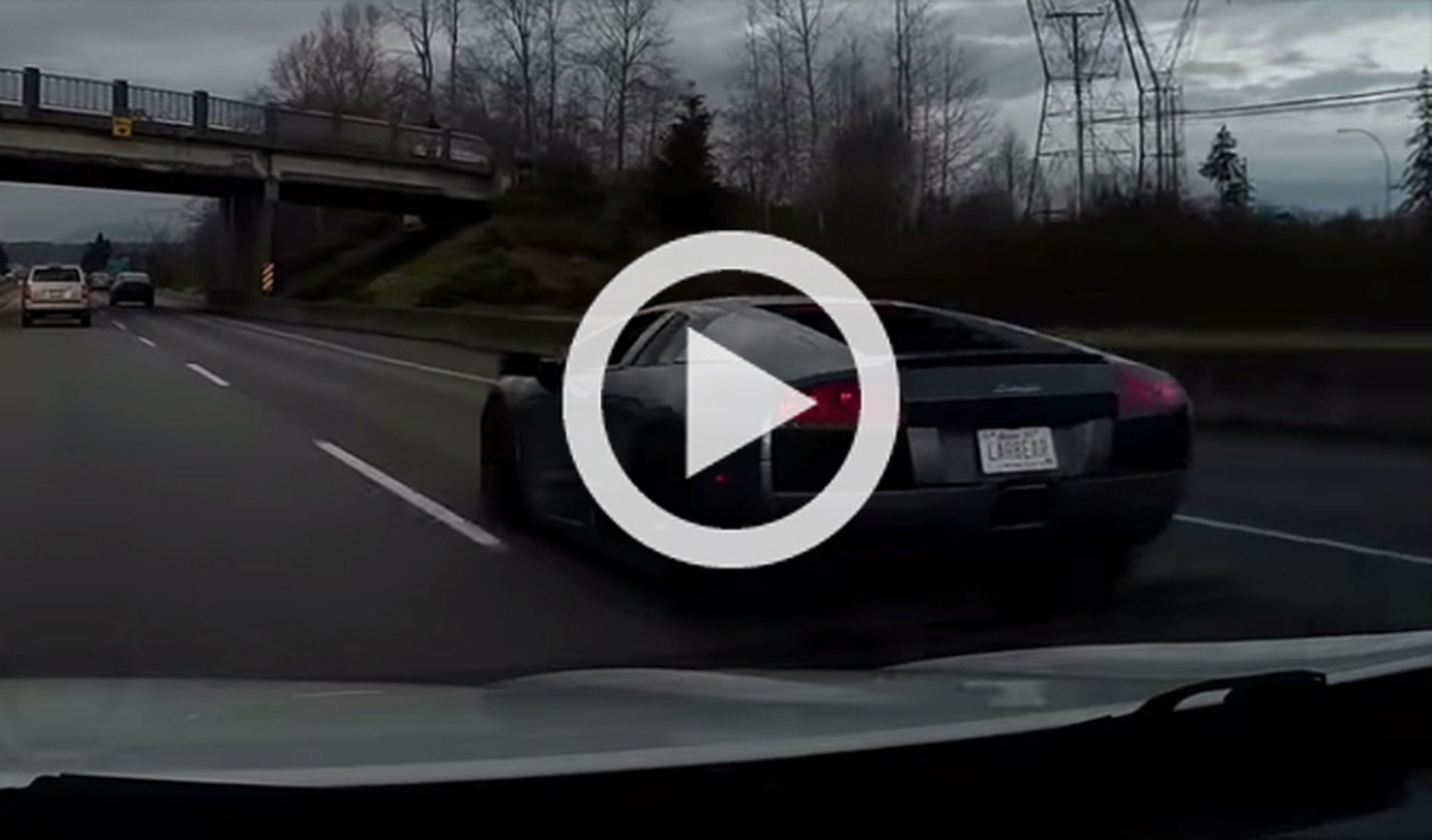 Vídeo: graba el accidente de un Lamborghini Murciélago