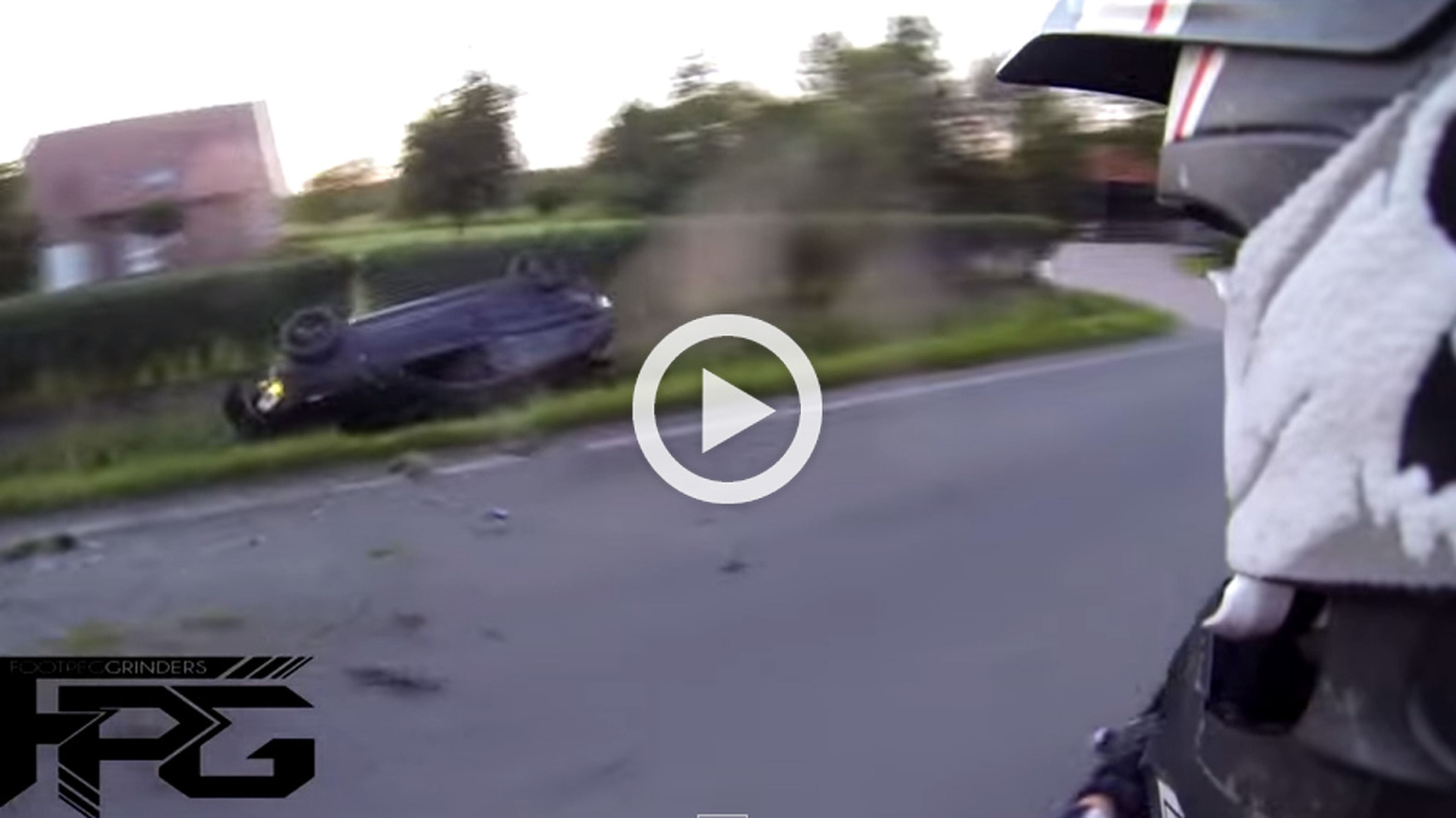 Vídeo: increíblemente, sobreviven a este accidente