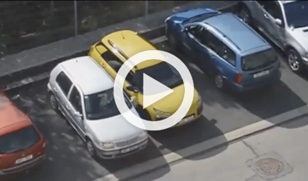 Vídeo: nunca dejarías que esta rubia aparcase tu coche