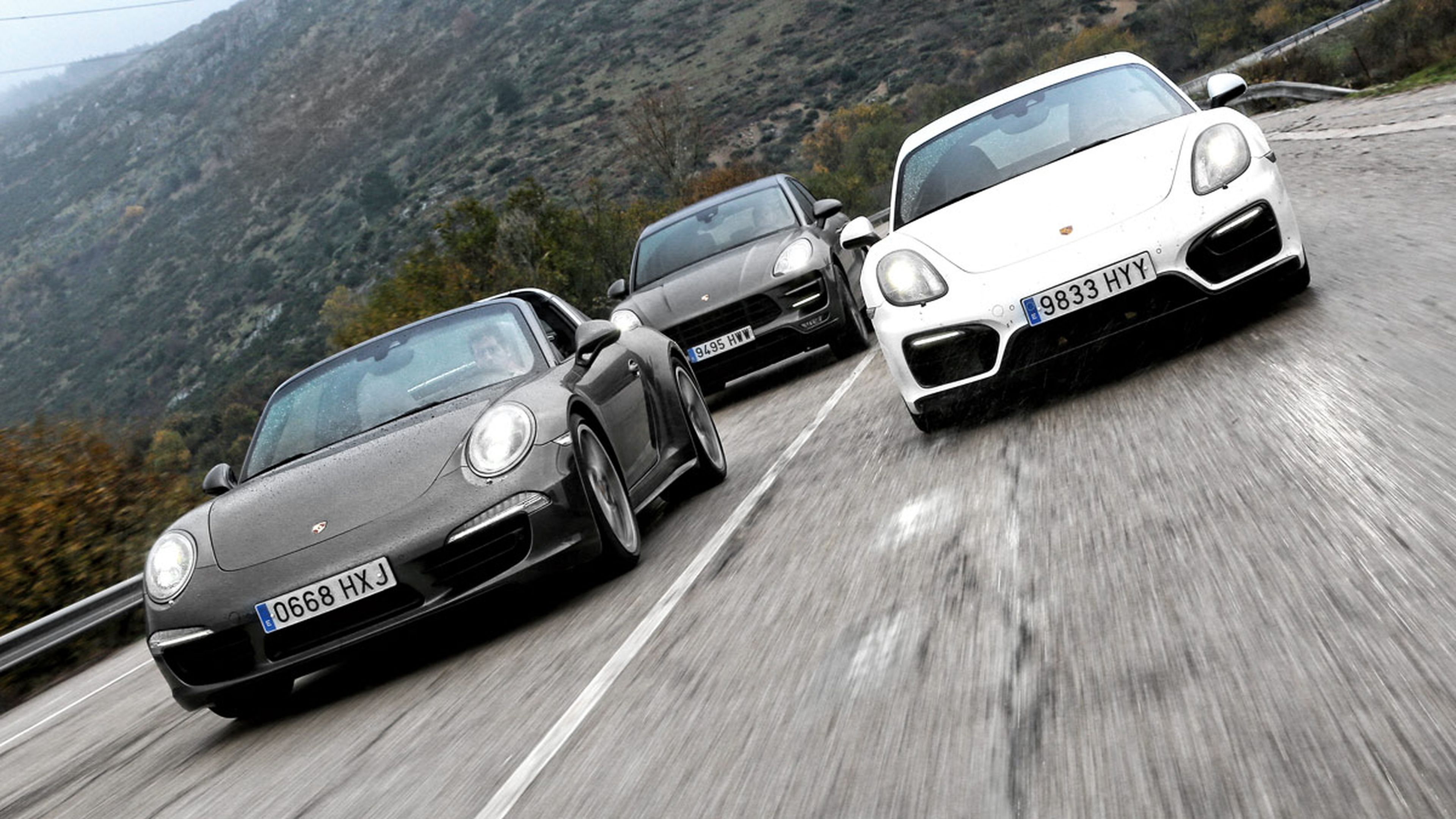 Los tres Porsche vencedores del Volante de oro