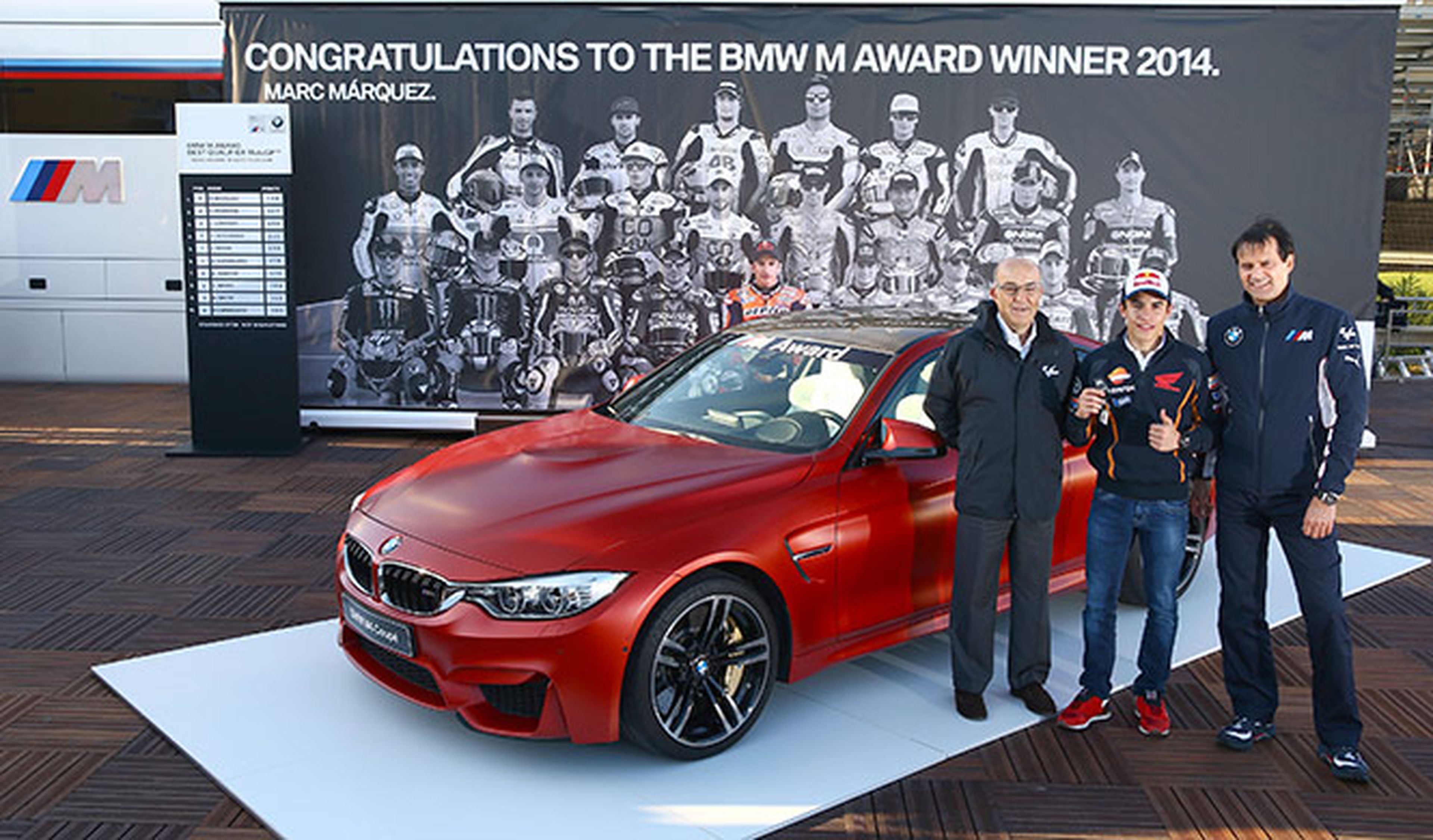 BMW M Awards 2014: Marc Márquez gana un BMW M4 Coupé