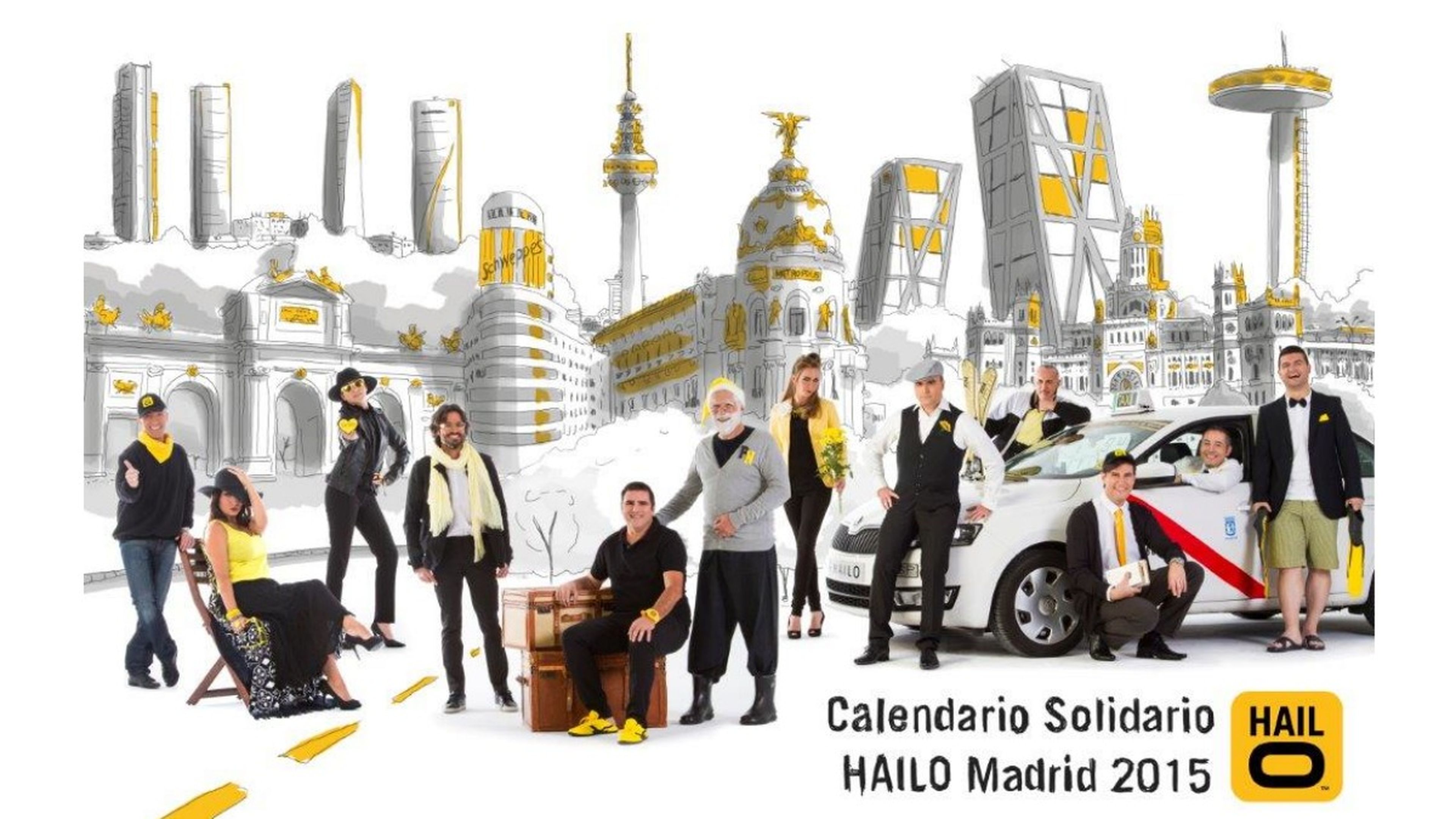 calendario benéfico taxistas de madrid