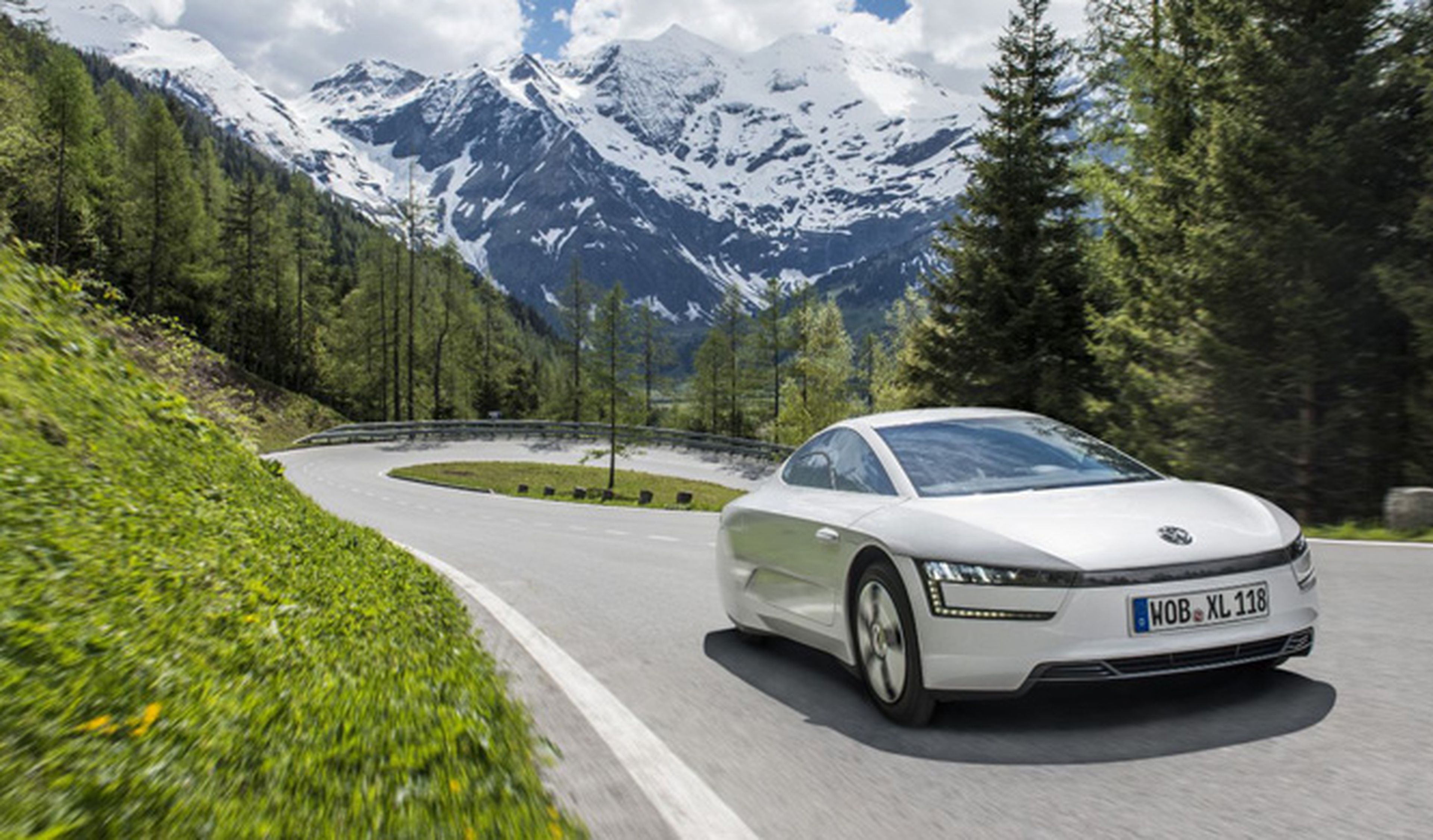 El VW XL1 escala Los Alpes
