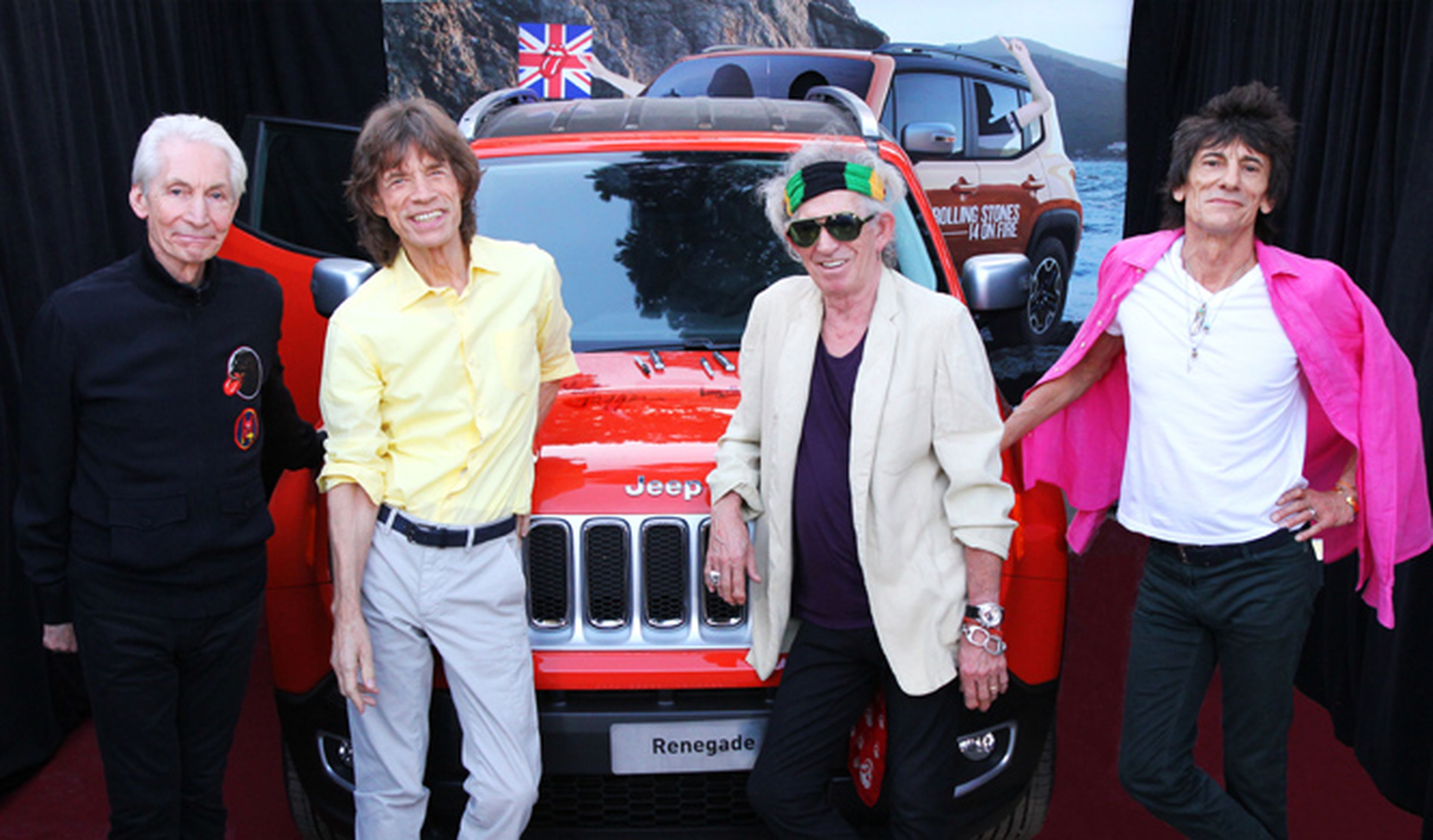 A subasta un Jeep Renegade firmado por los Rolling Stones