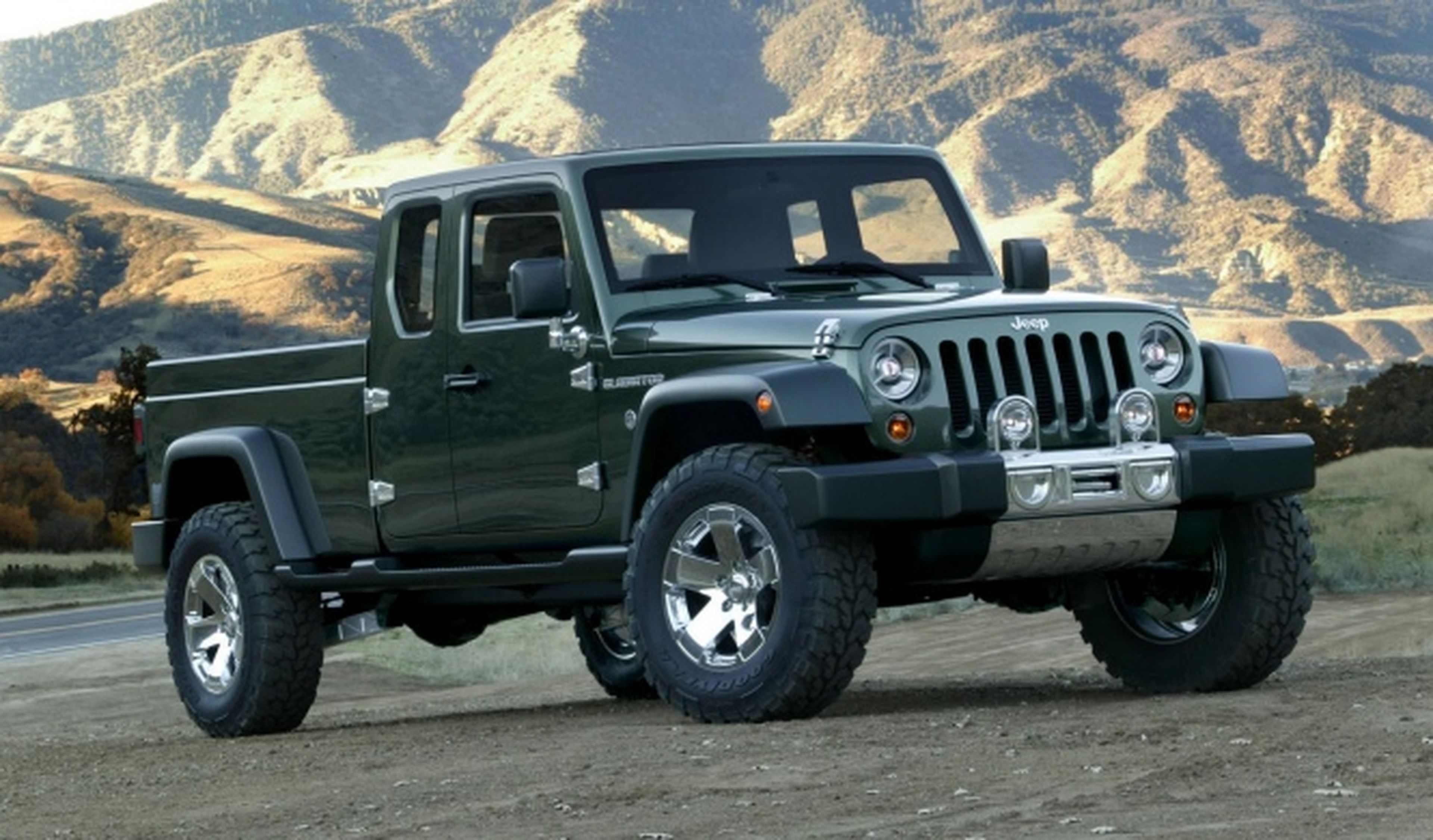 El Jeep Gladiator Concept (pick-up) podría producirse
