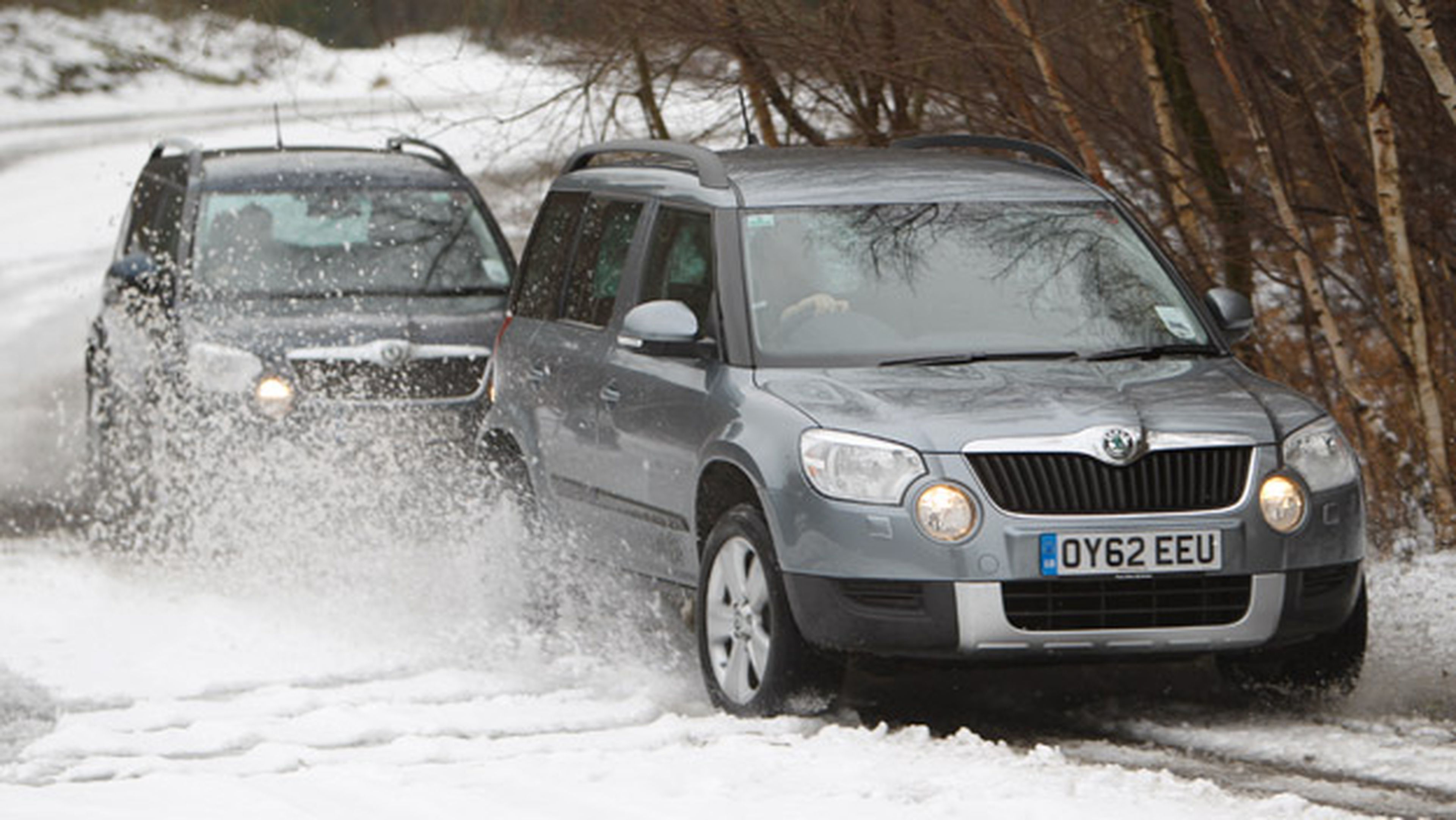 Atrapados 200 coches por la nieve en O Cebreiro