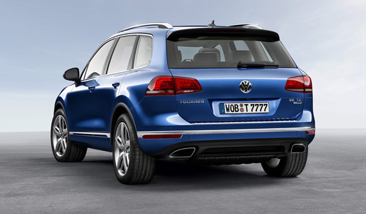 VW Touareg 2014 tres cuartos traseros