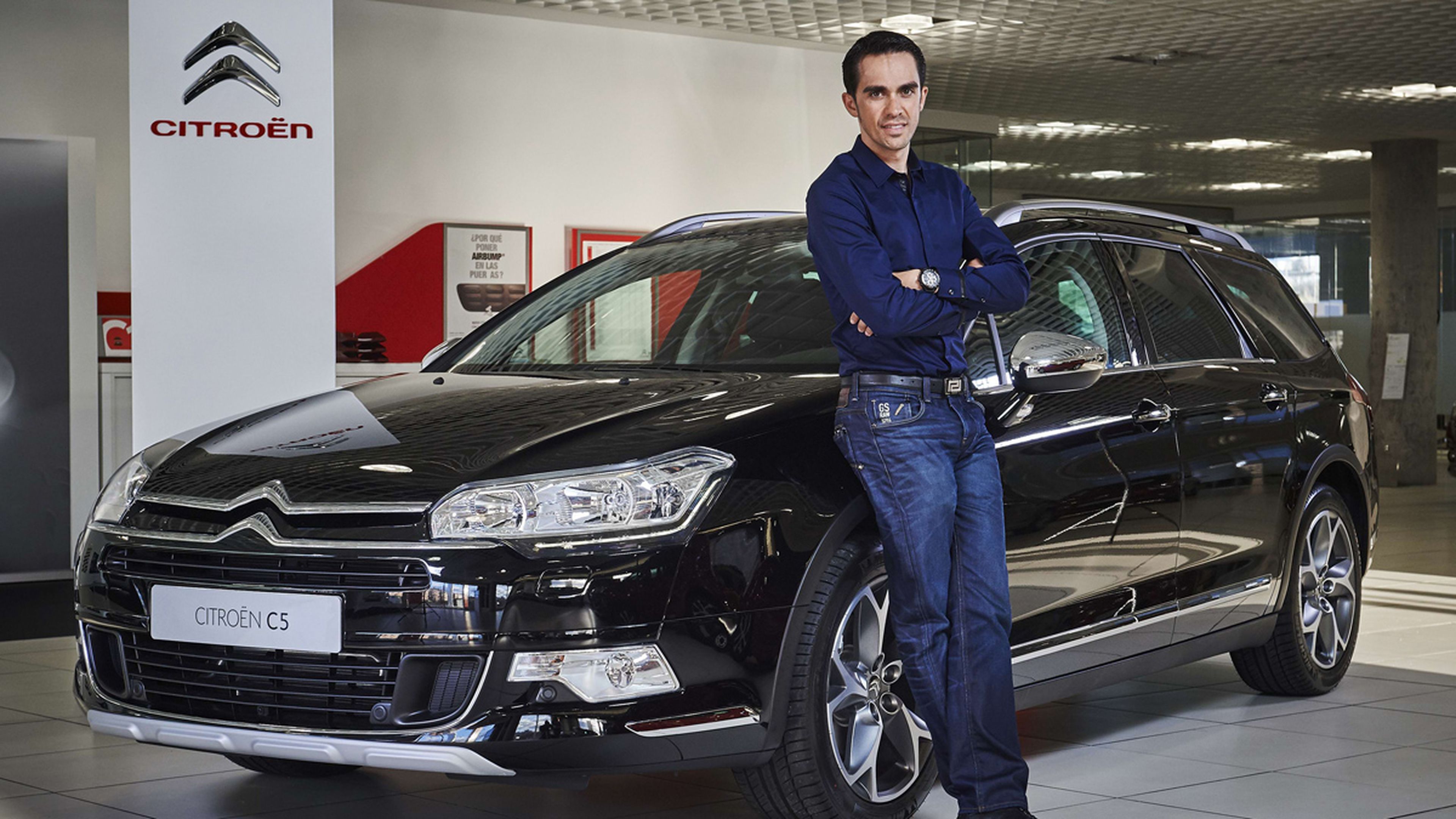 Citroën se une a Alberto Contador: un C5 para el ciclista