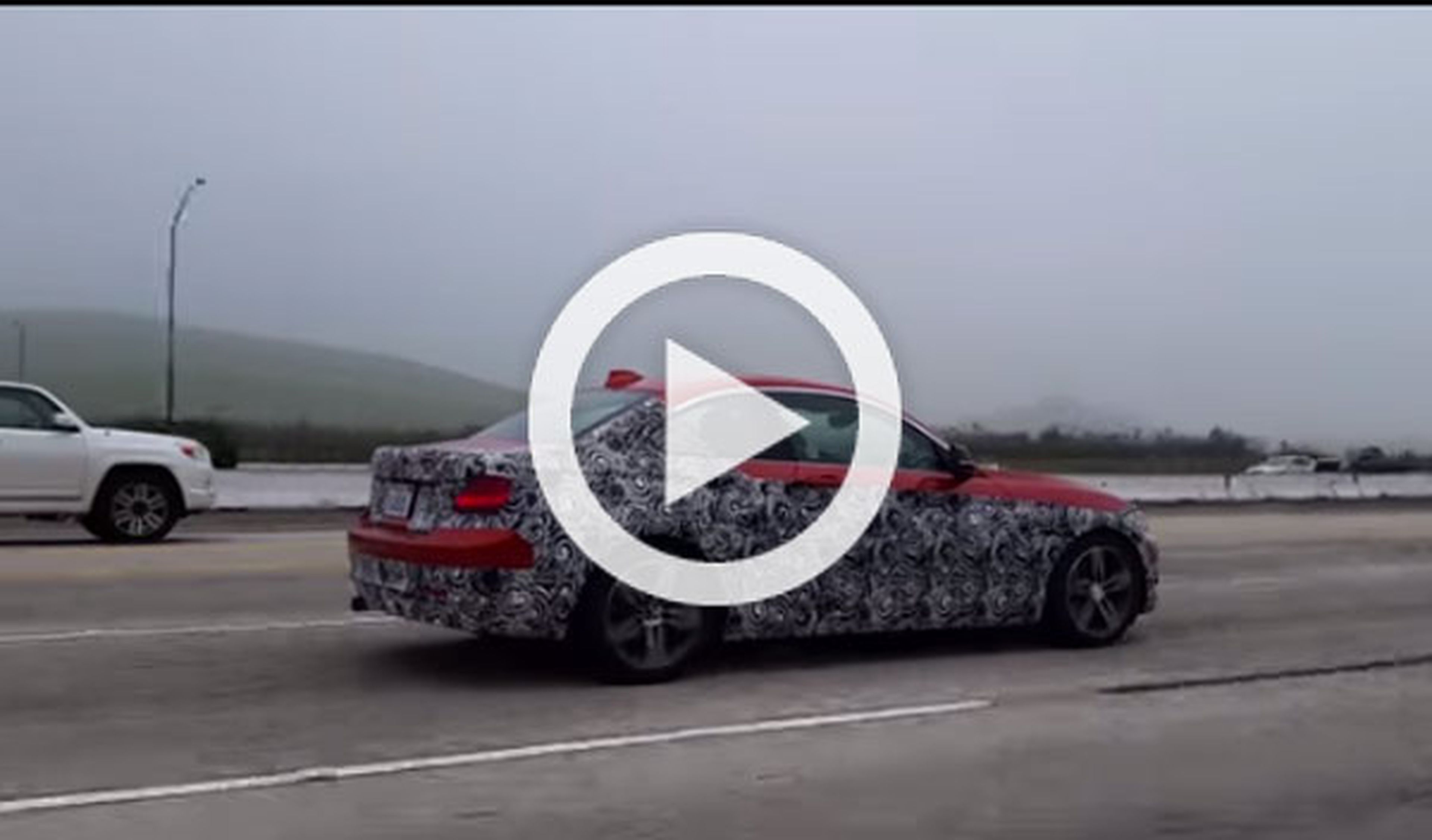 El misterioso prototipo de un BMW Serie 2 Coupe, cazado