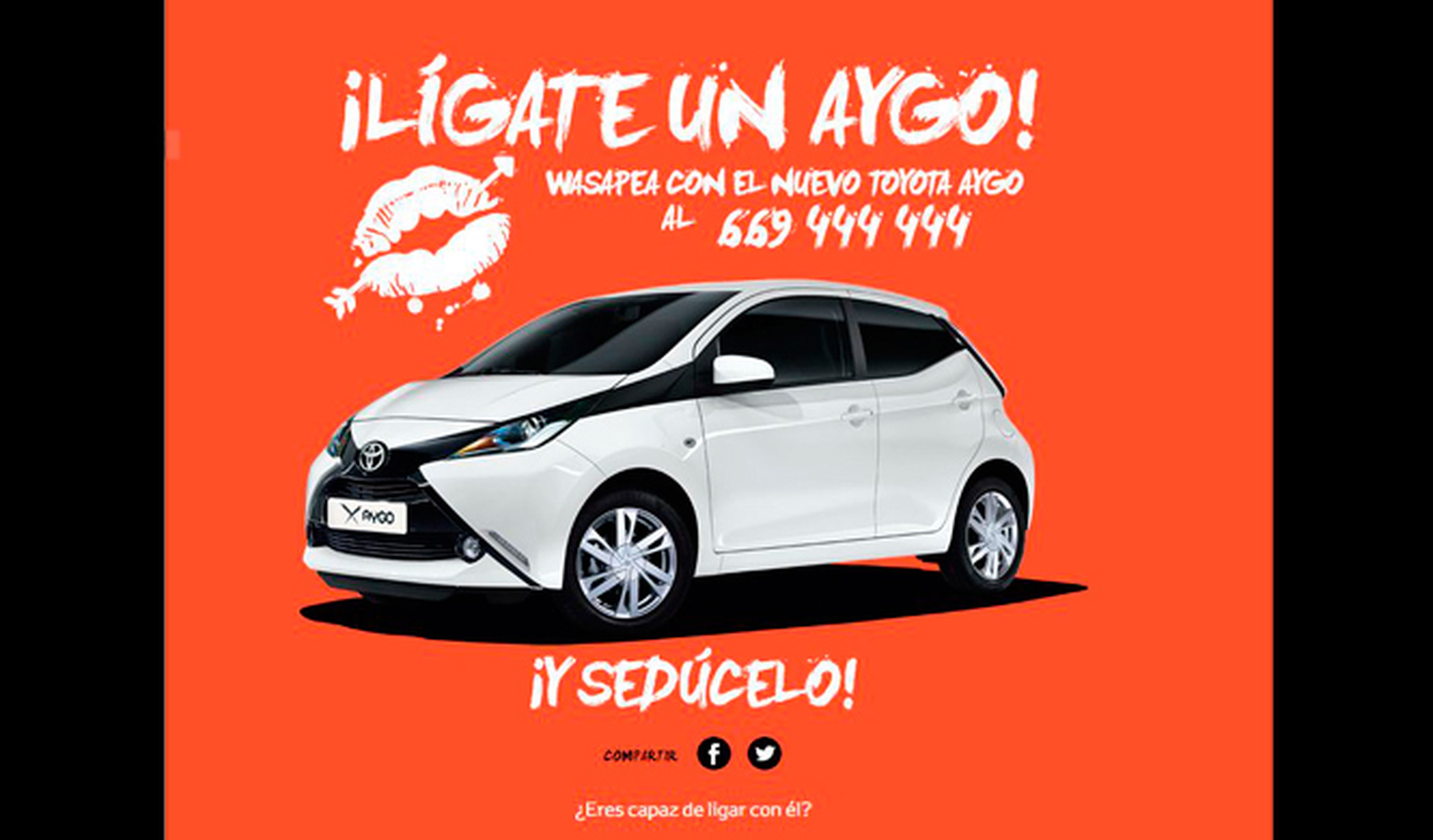 'Tírale los tejos' al nuevo Toyota Aygo y llévatelo a casa