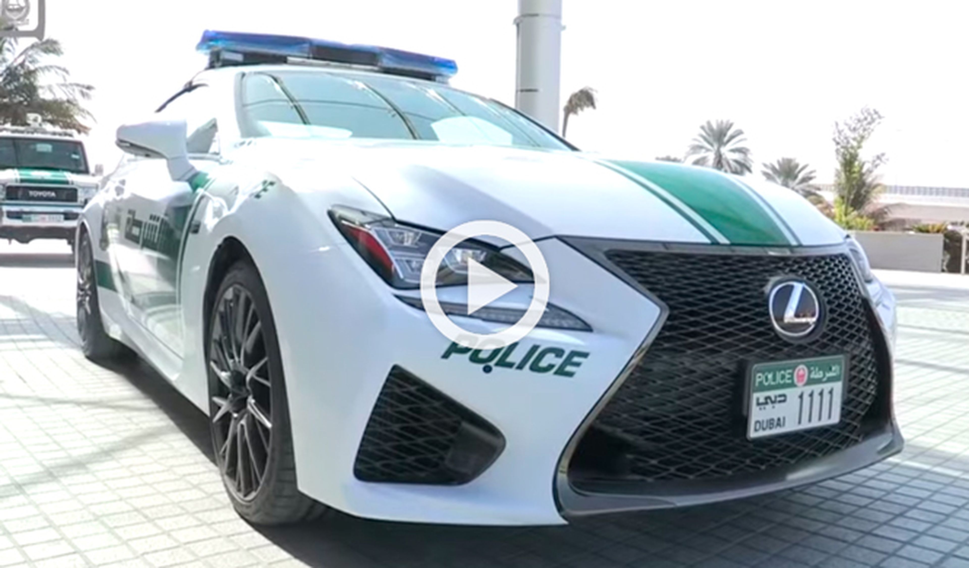 Un Lexus RC F para la Policía de Dubai