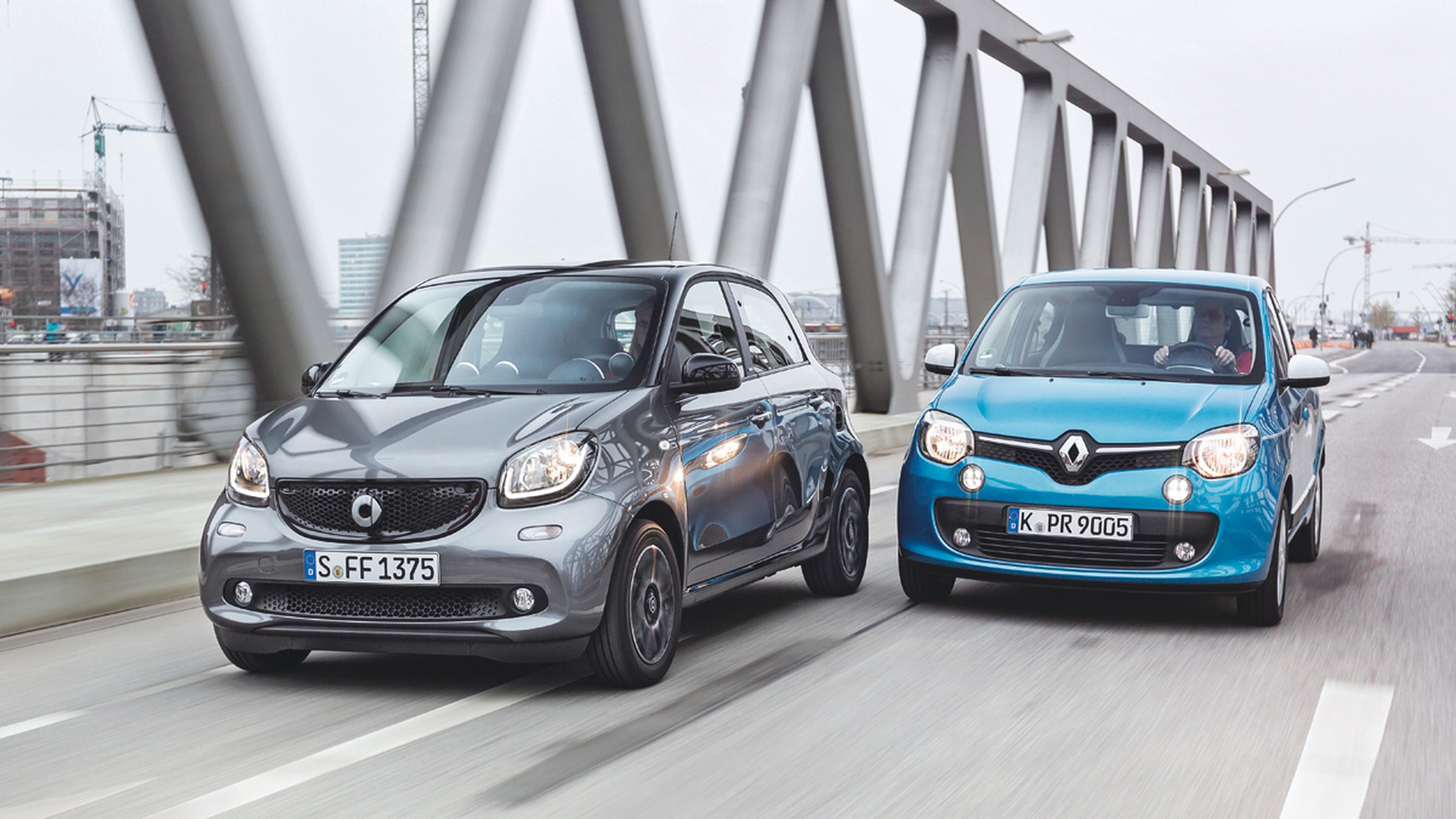 Comparativa Smart ForFour Renault Twingo