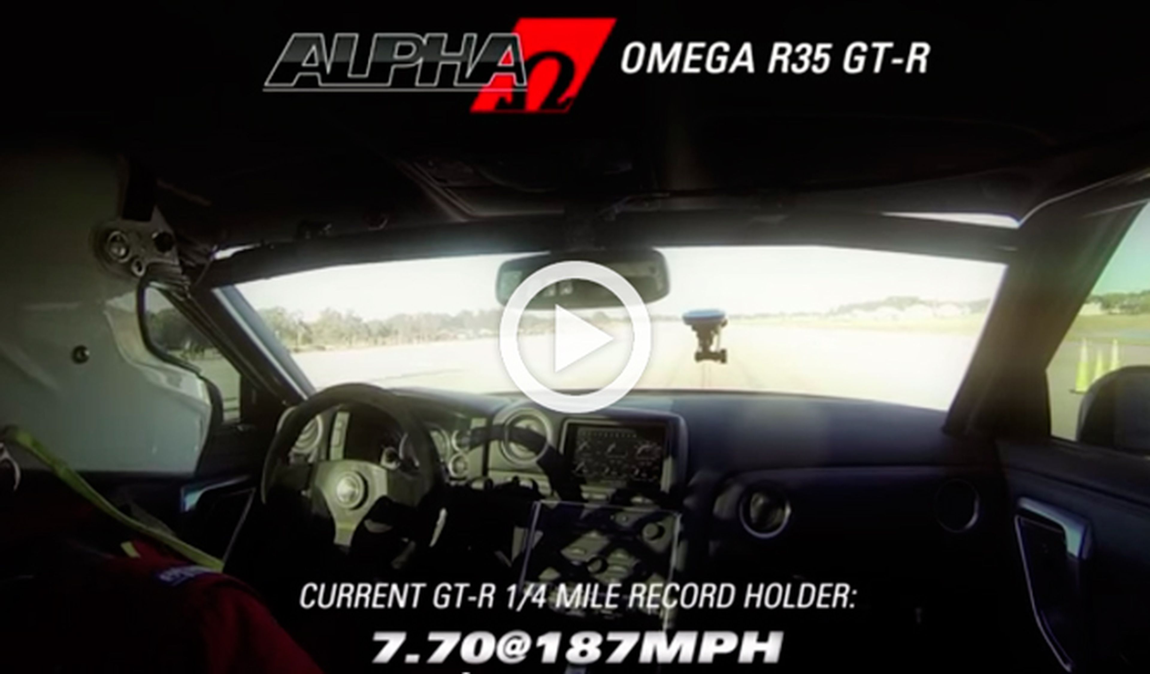 Vídeo: un Nissan GT-R alcanza los 361 km/h en 800 metros