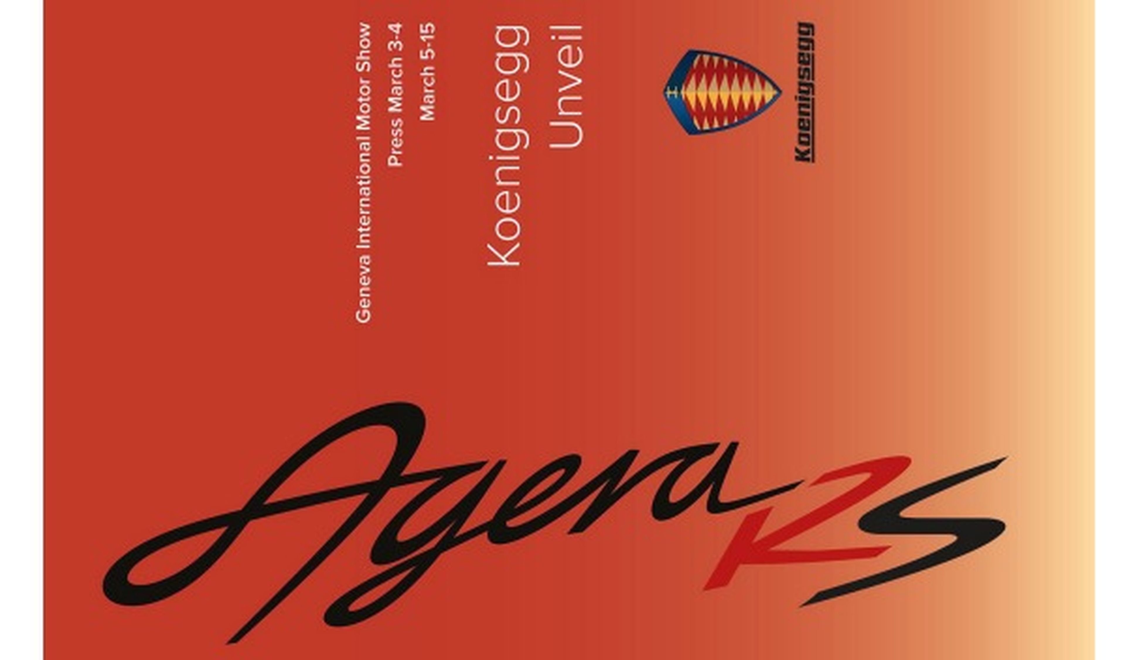 Koenigsegg Agera RS: estará en el Salón de Ginebra 2015