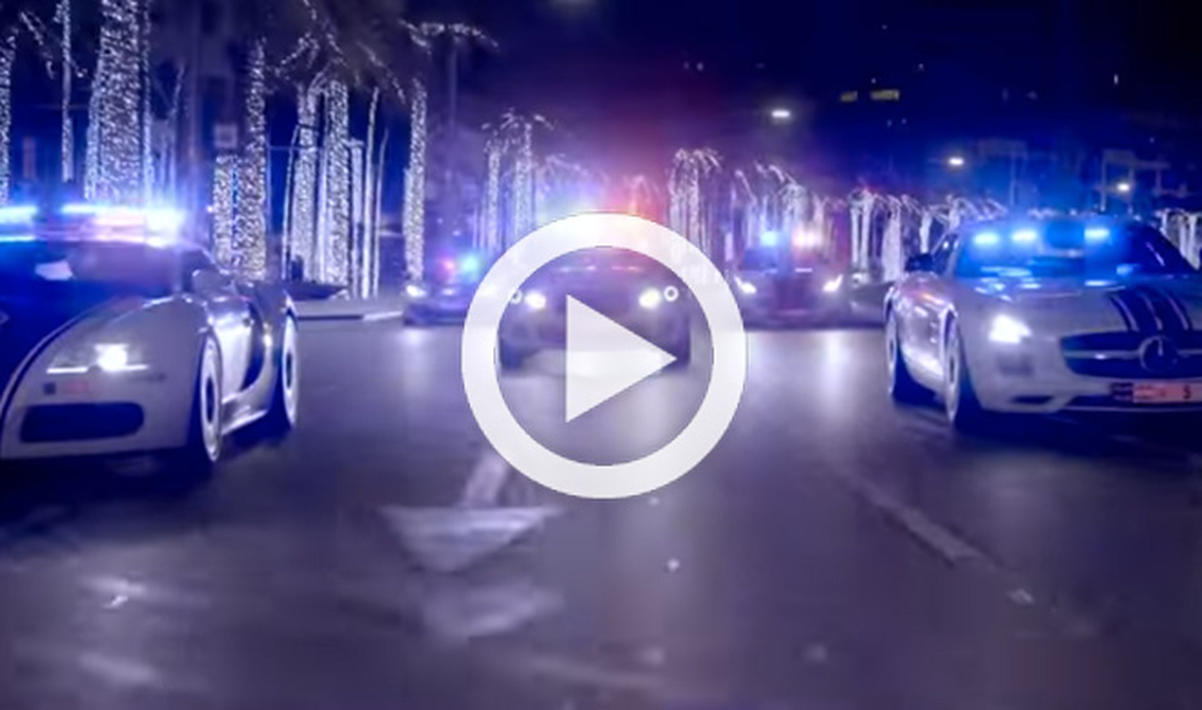 Vídeo: la Policía de Dubai presume de su increíble flota
